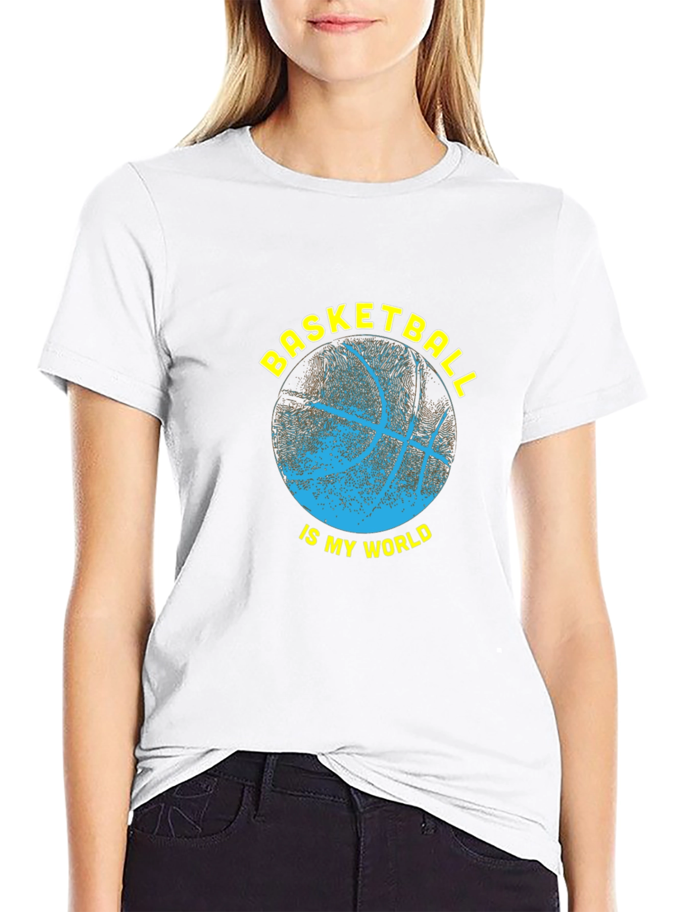 Basketball Is My World Graphic T-Shirt