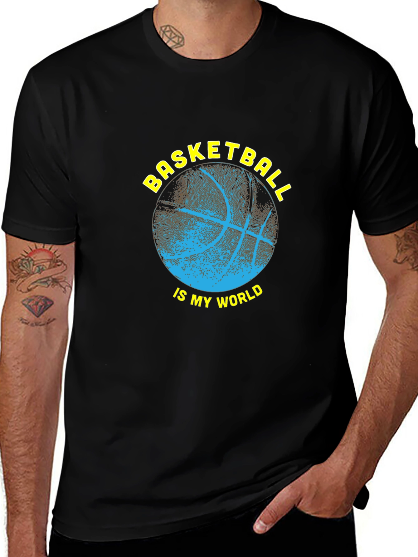 Basketball Is My World Graphic T-Shirt