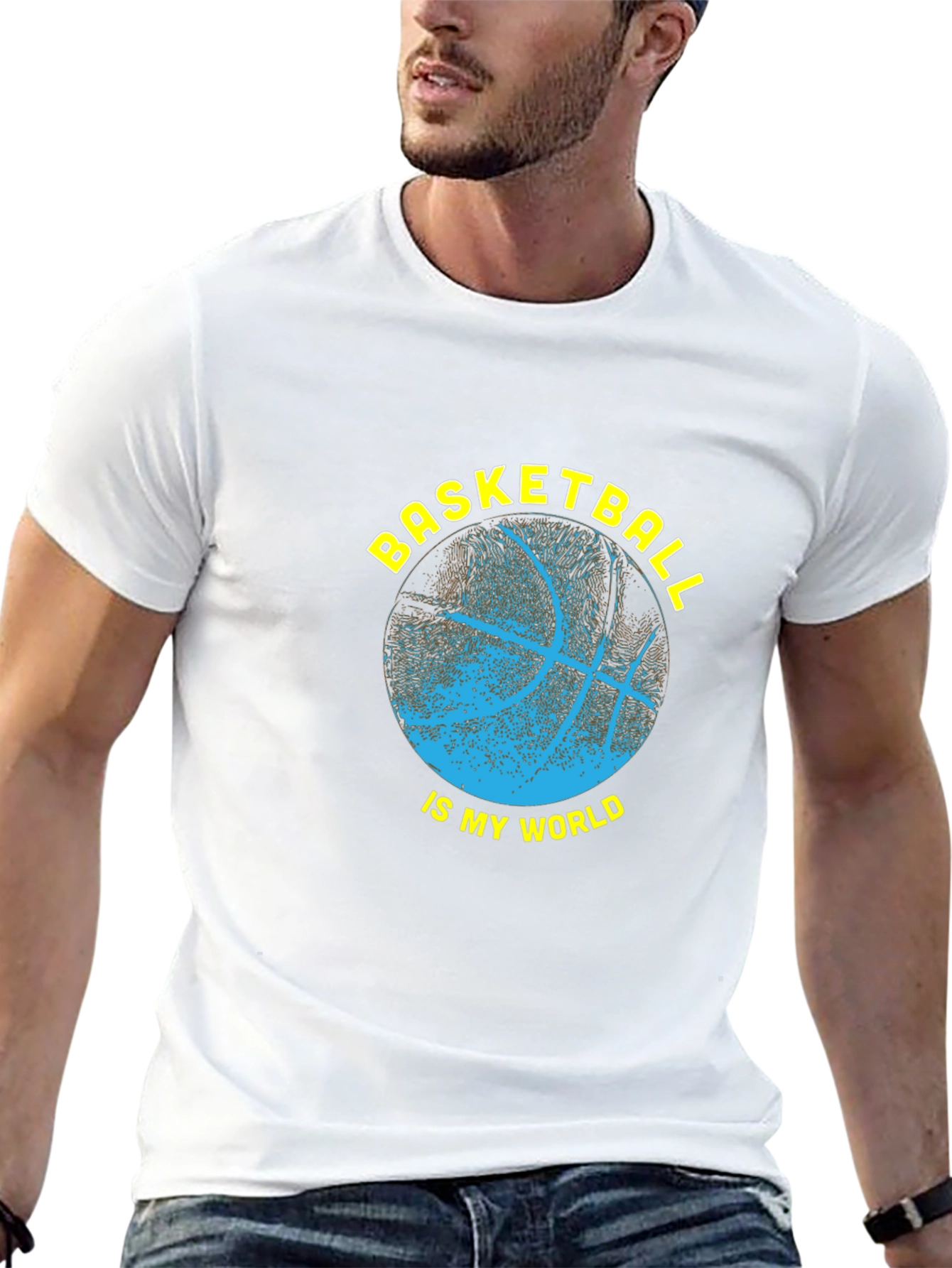 Basketball Is My World Graphic T-Shirt