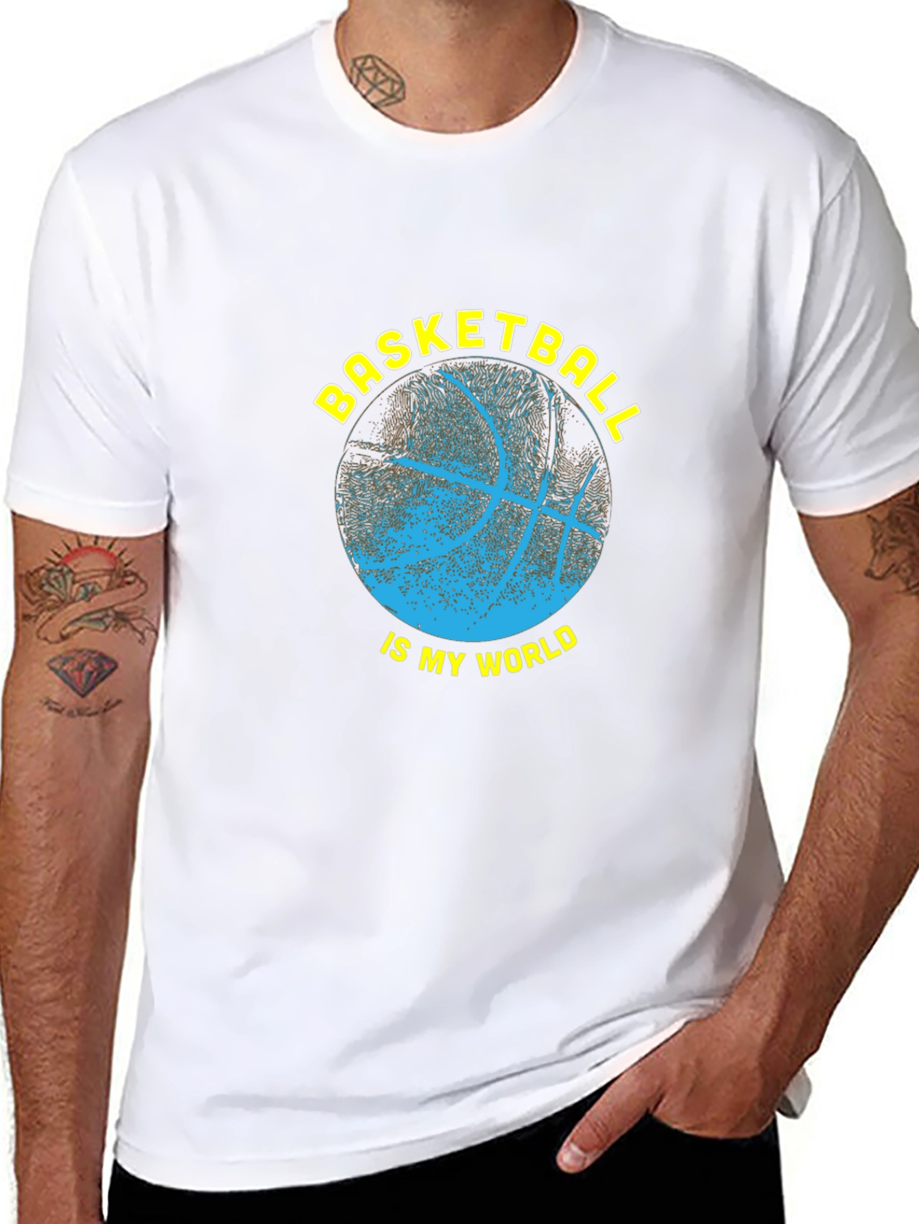 Basketball Is My World Graphic T-Shirt