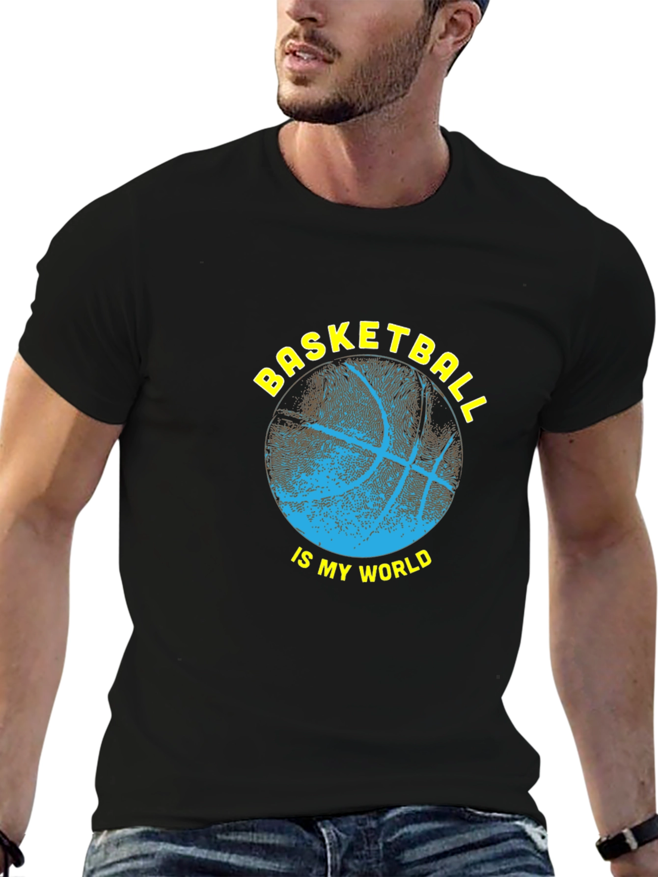 Basketball Is My World Graphic T-Shirt