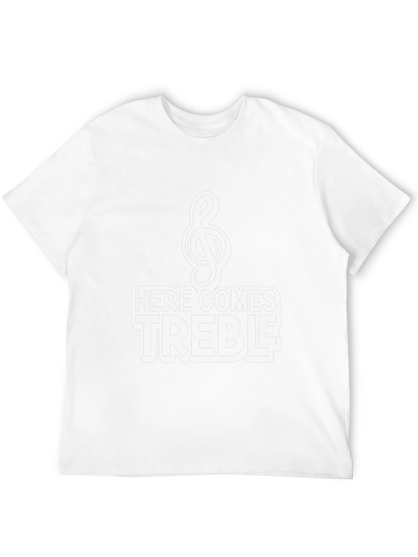 Here Comes Treble Black Graphic Tee