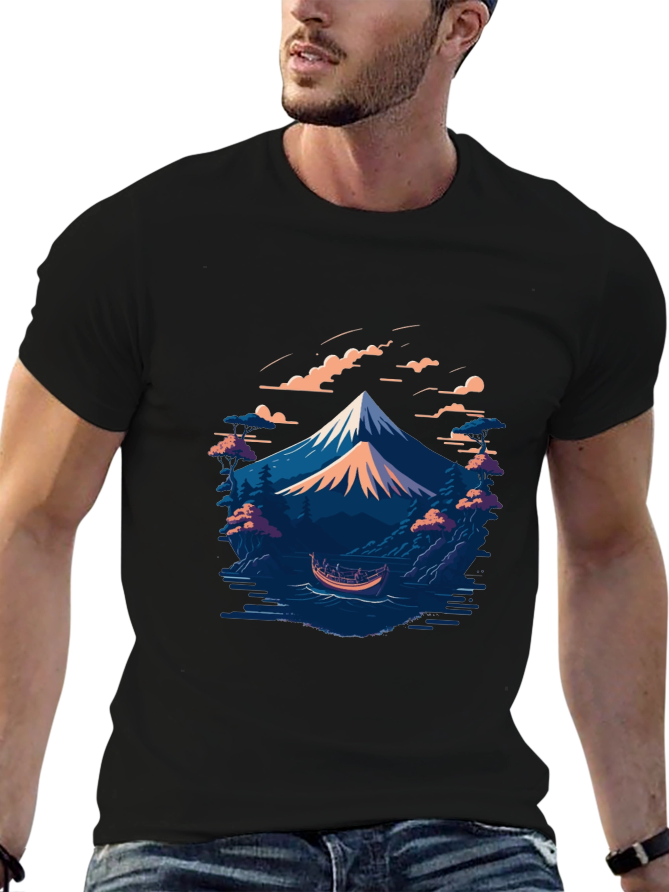 Mountain Lake Graphic Tee