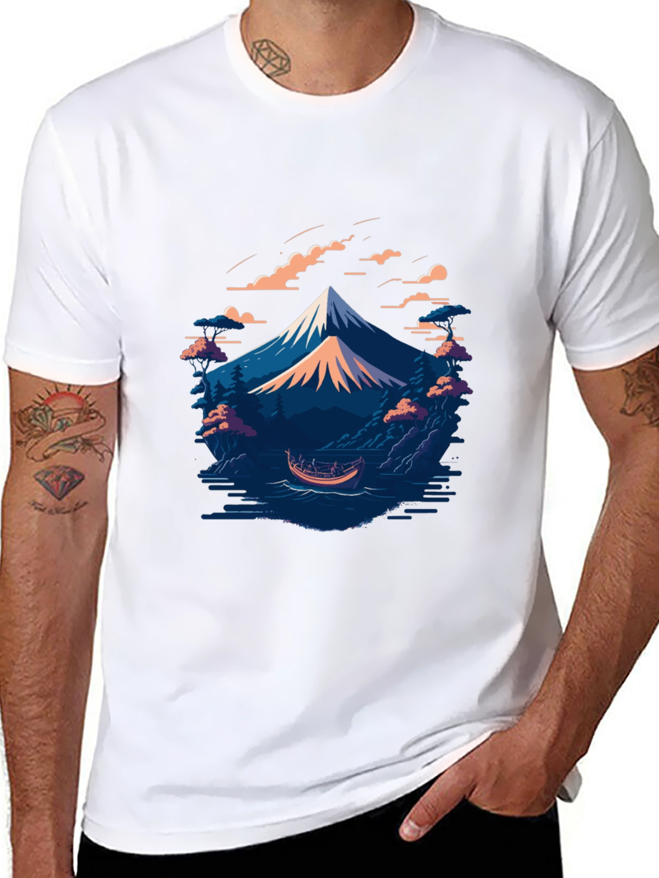 Mountain Lake Graphic Tee