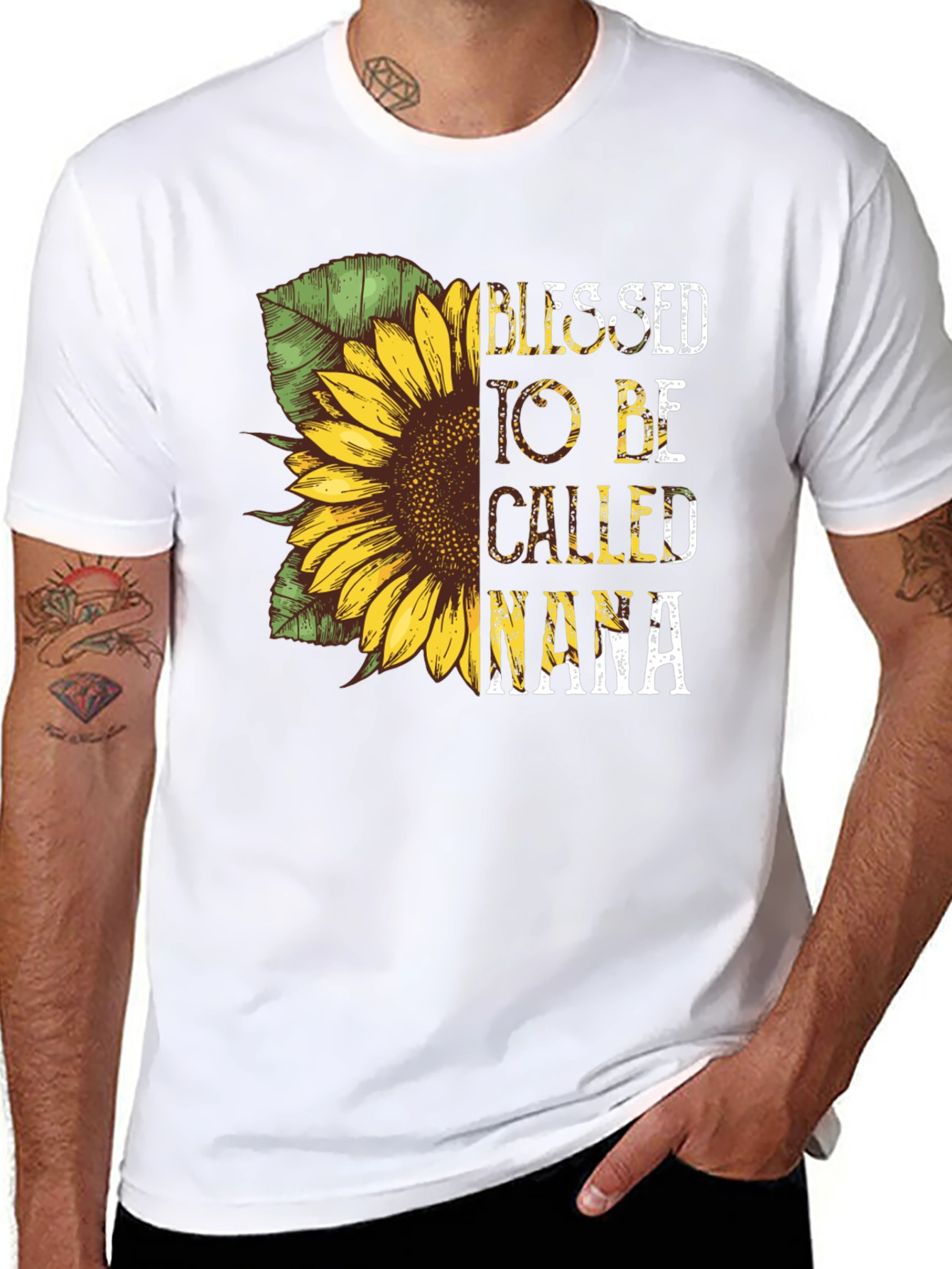 Blessed To Be Called Nana Sunflower Graphic Tee