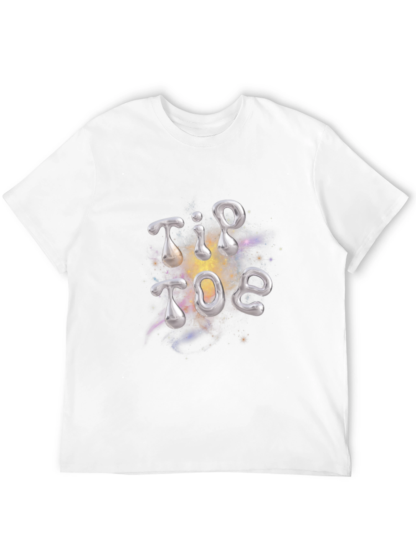Tip Toe Graphic Black T-Shirt