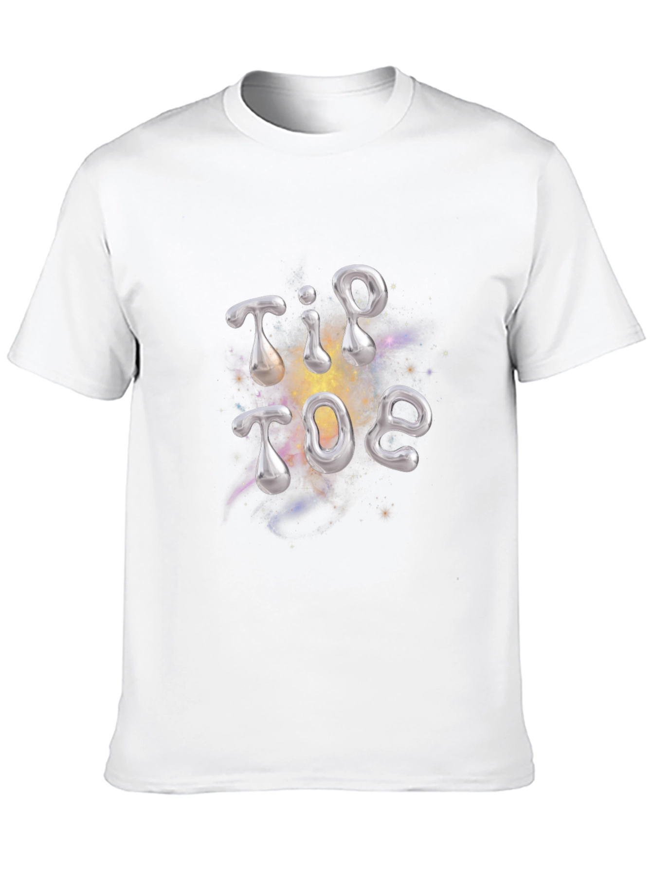 Tip Toe Graphic Black T-Shirt