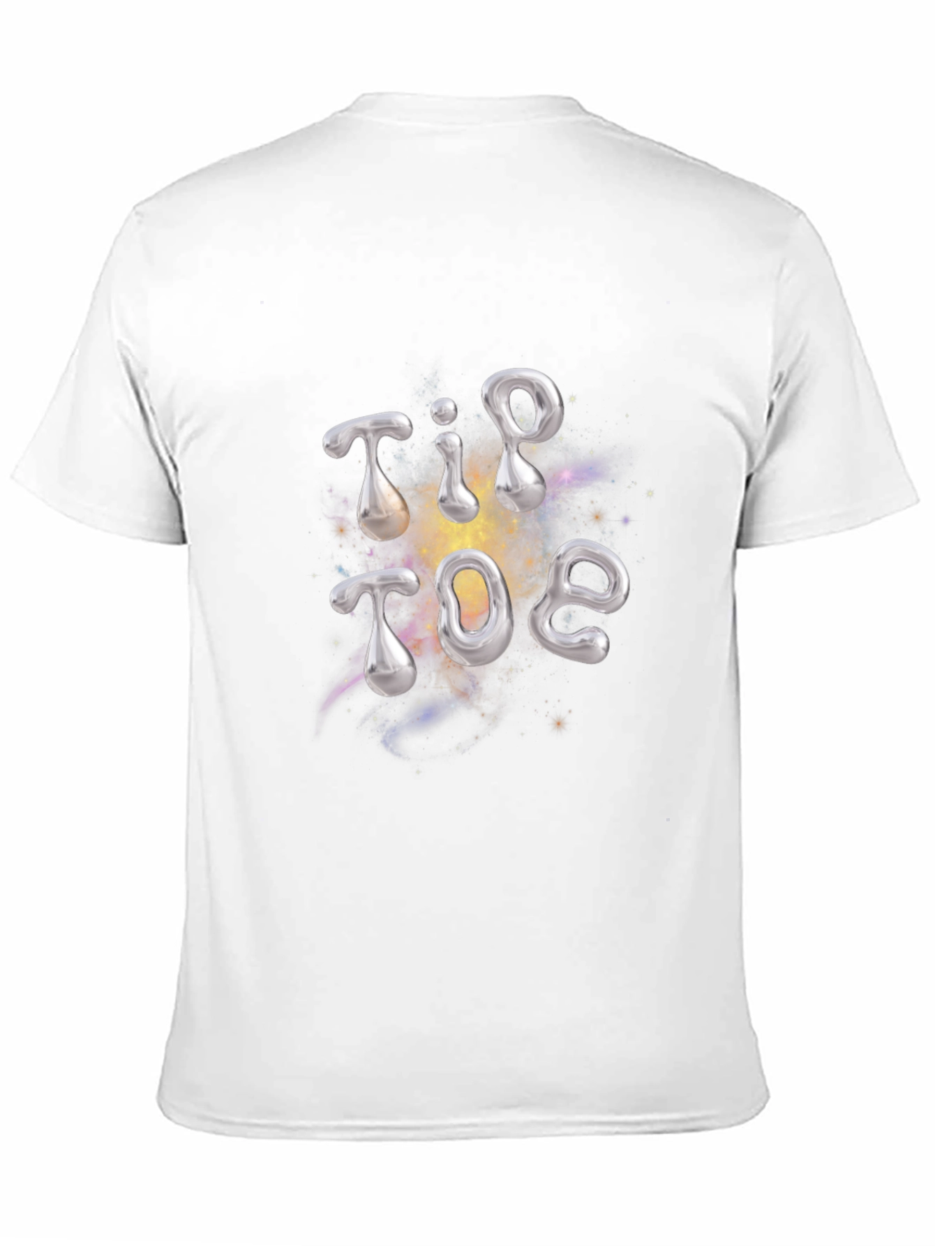 Tip Toe Graphic Black T-Shirt