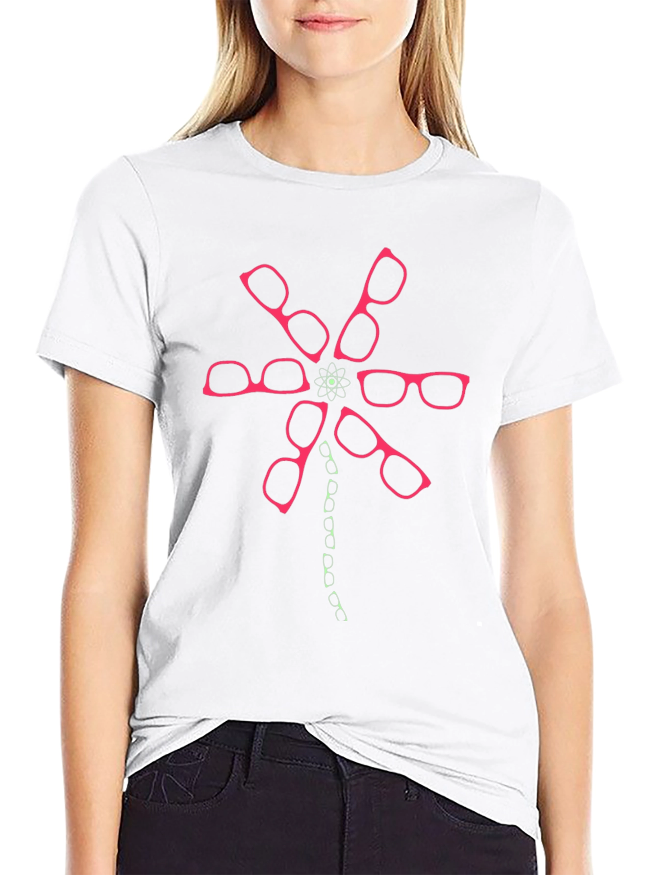 Funky Specs Flower T-Shirt
