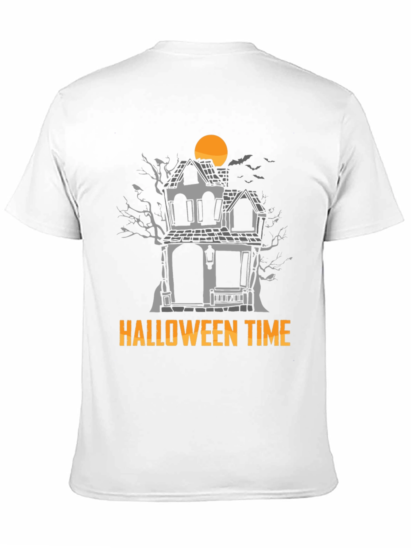 Halloween Time Haunted House Graphic Tee