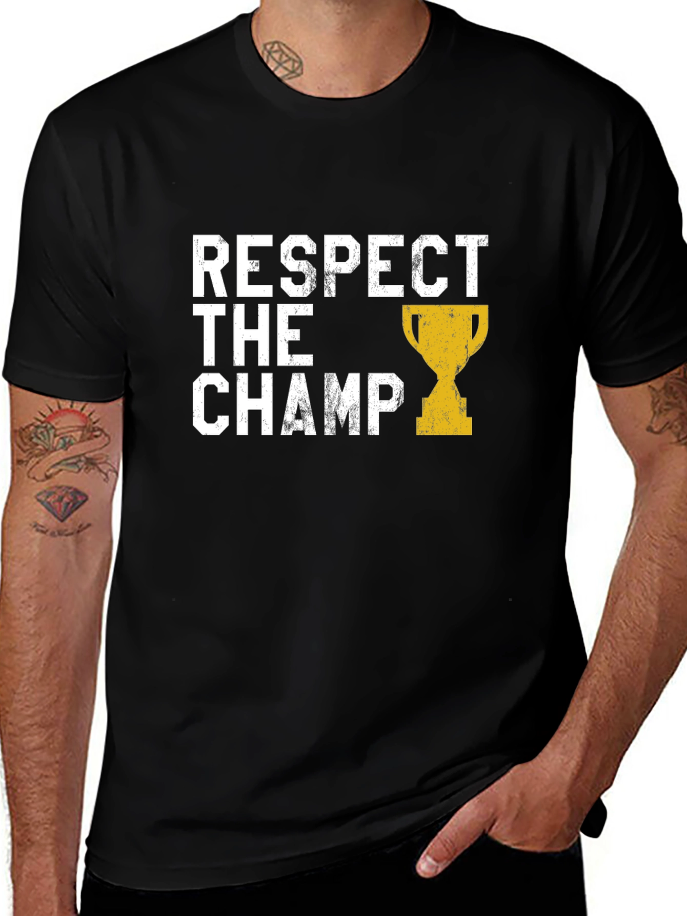 Respect the Champ Graphic T-Shirt