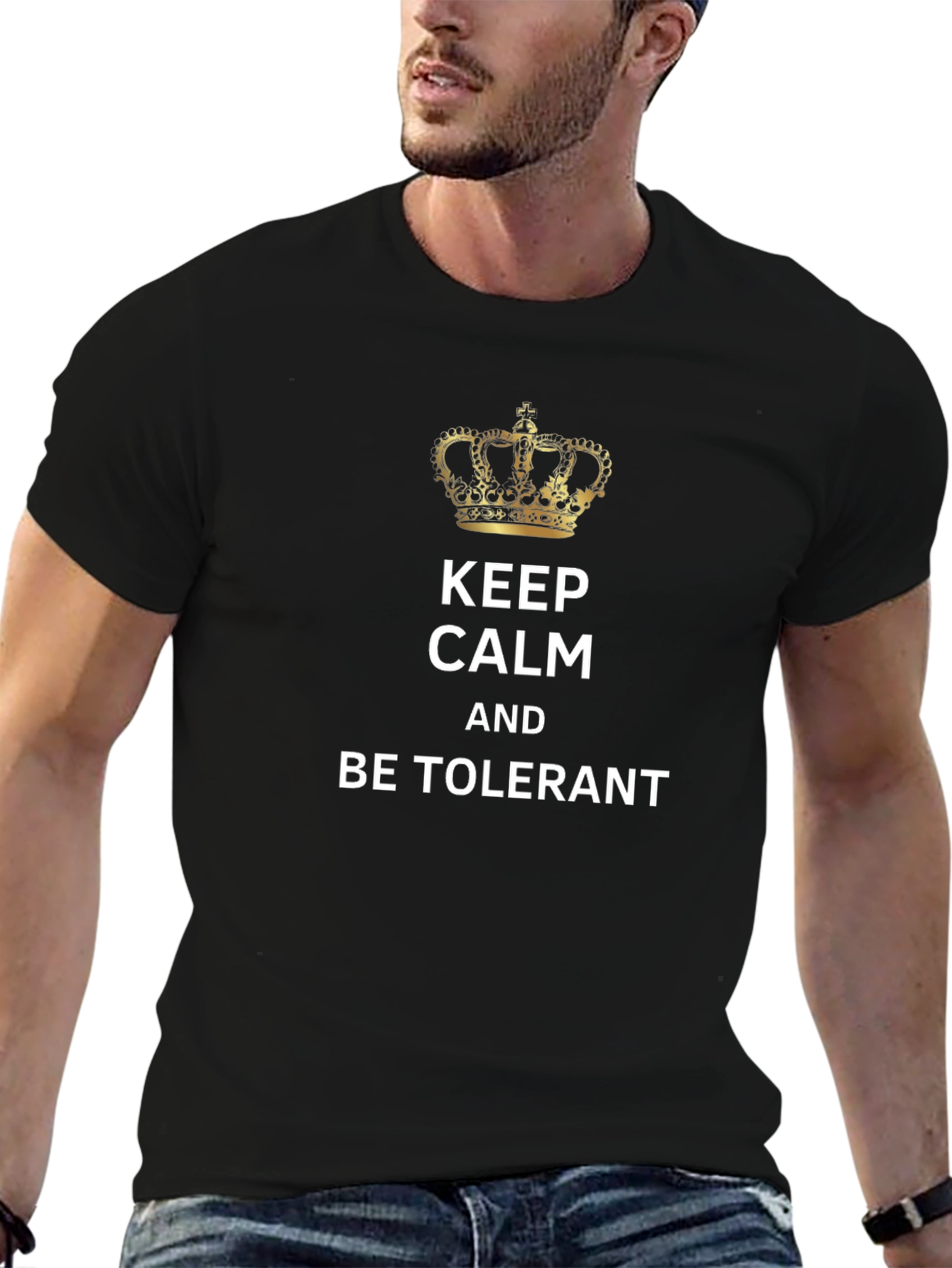 Keep Calm and Be Tolerant Graphic Tee
