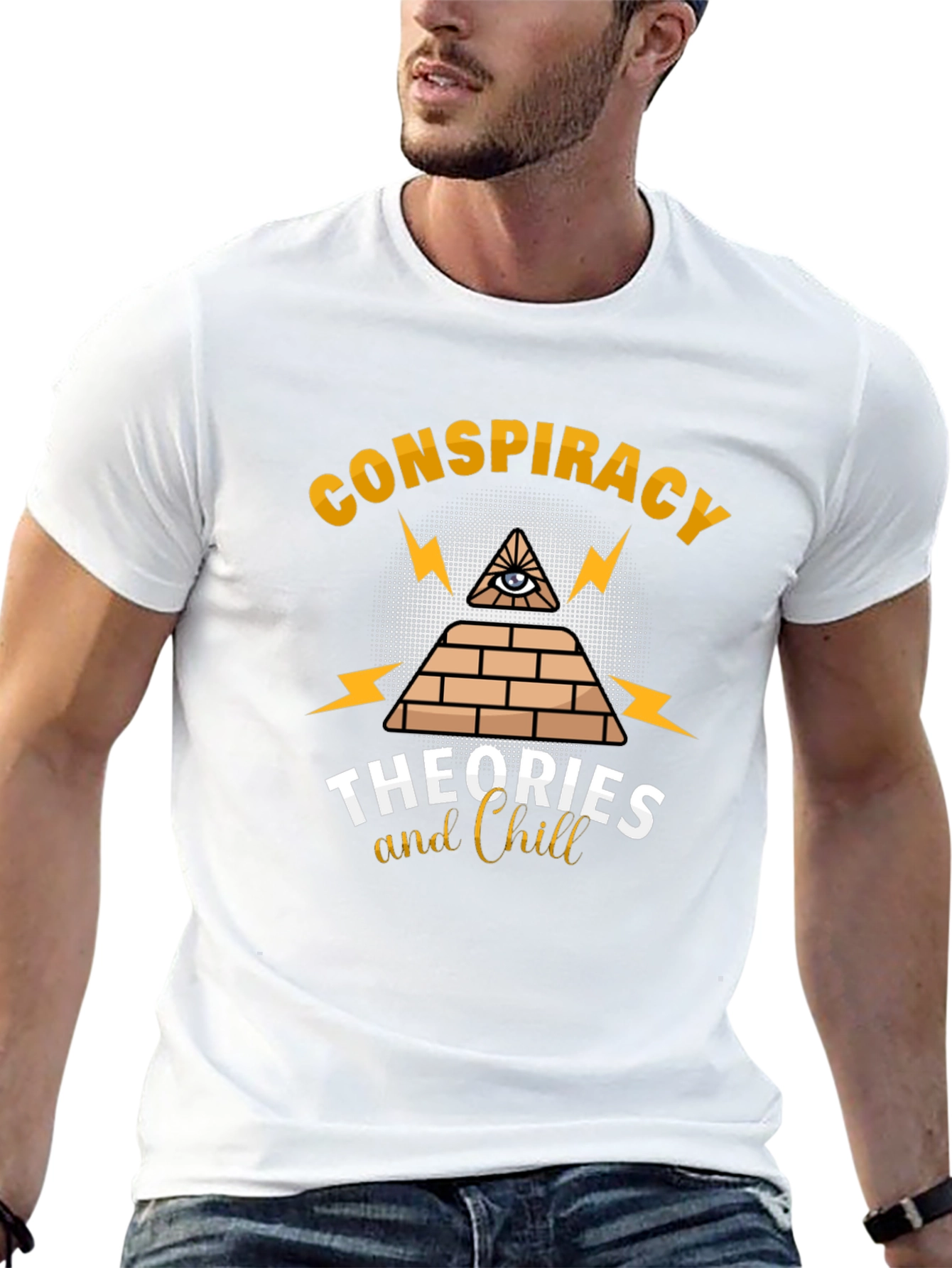 Conspiracy Theories & Chill Graphic T-Shirt