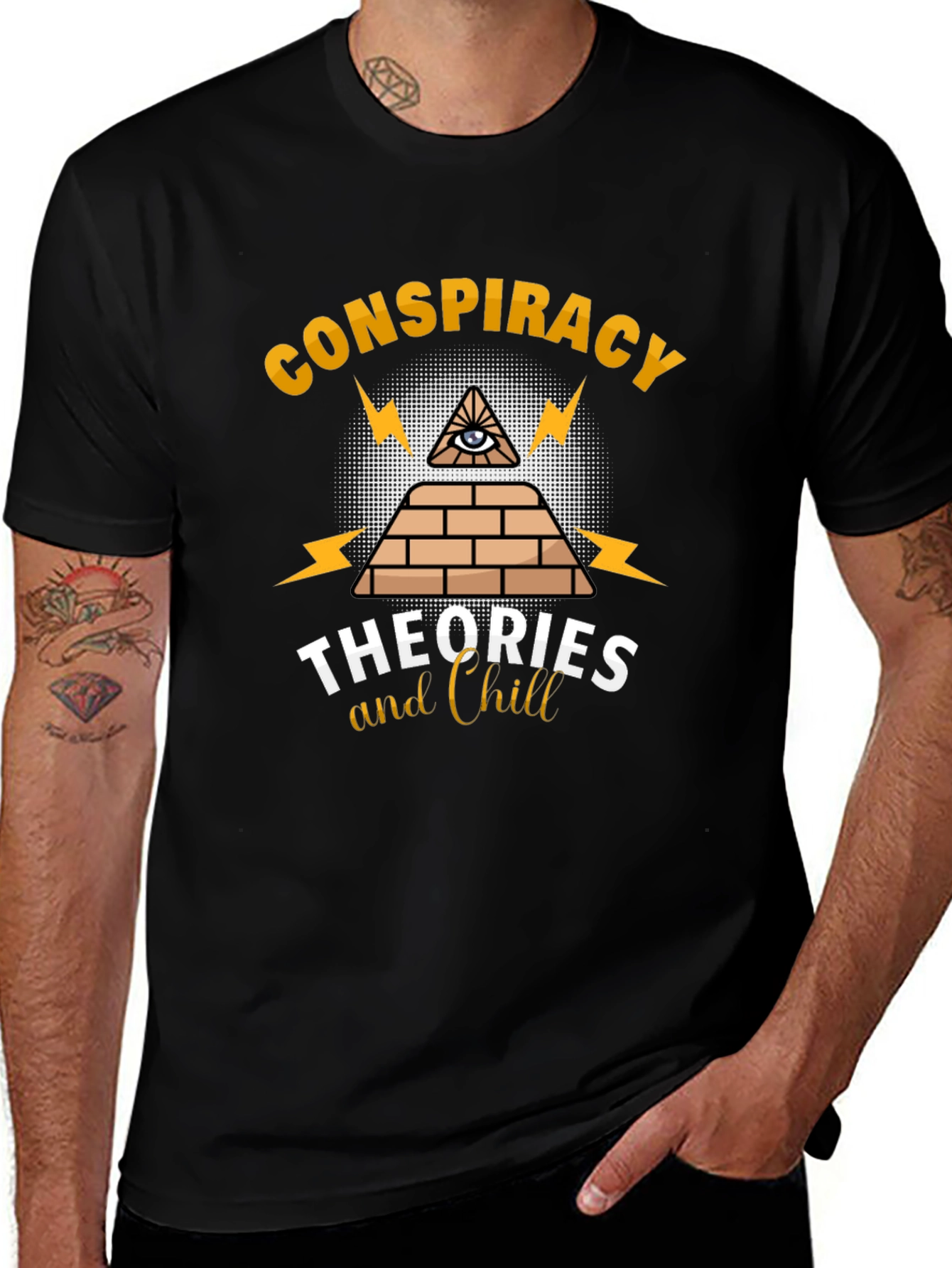 Conspiracy Theories & Chill Graphic T-Shirt