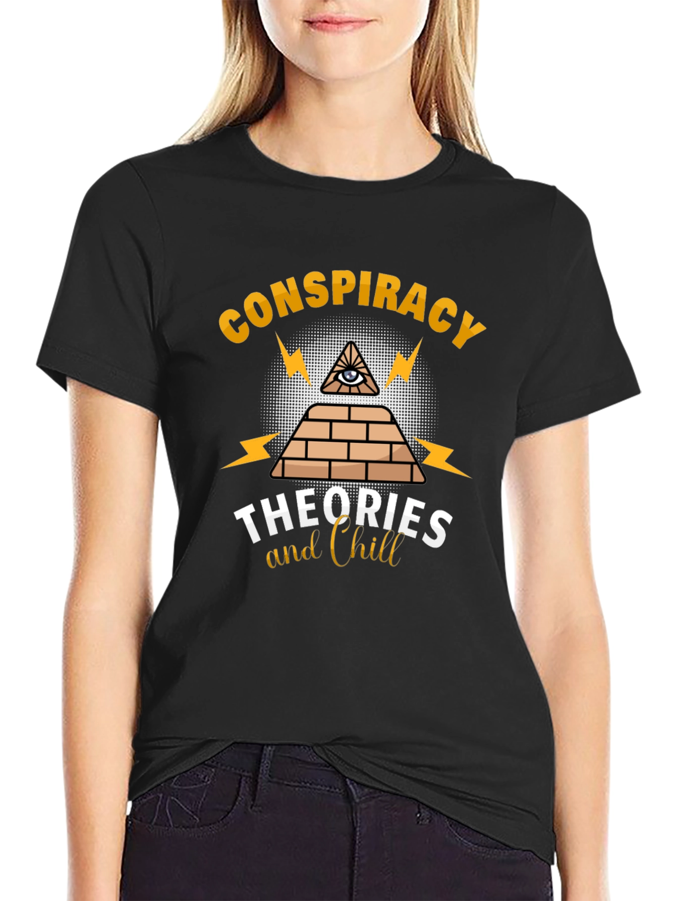 Conspiracy Theories & Chill Graphic T-Shirt