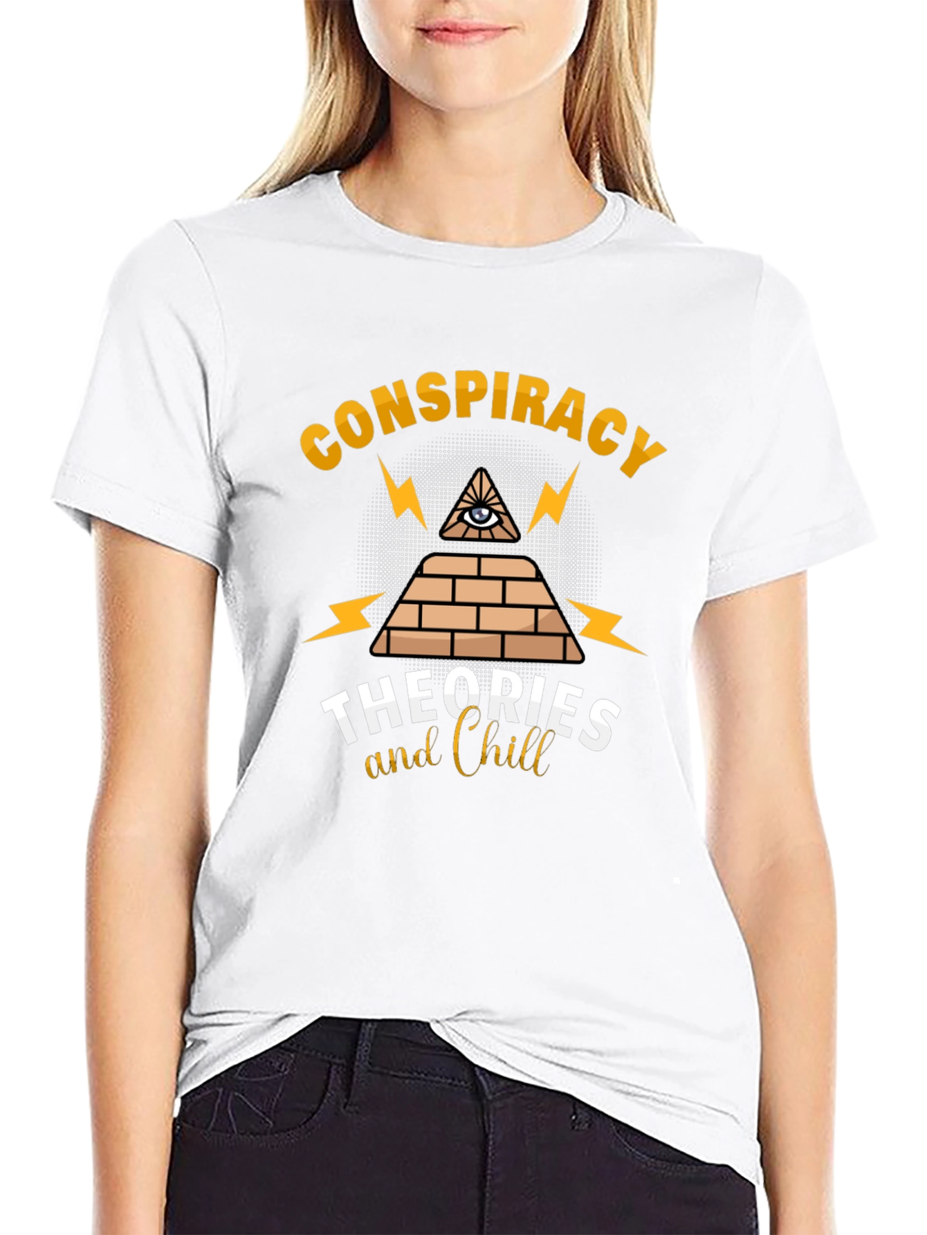 Conspiracy Theories & Chill Graphic T-Shirt