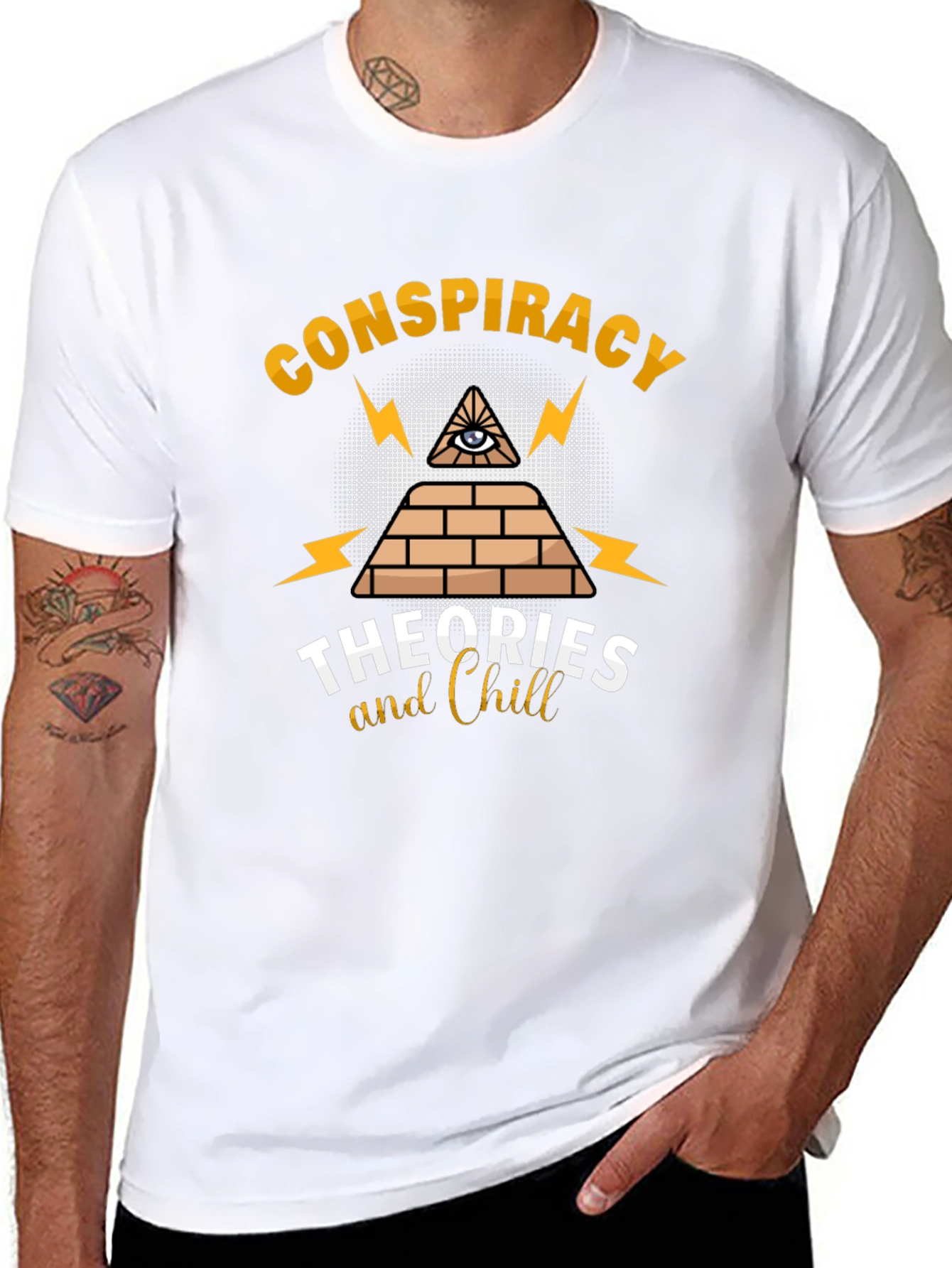 Conspiracy Theories & Chill Graphic T-Shirt