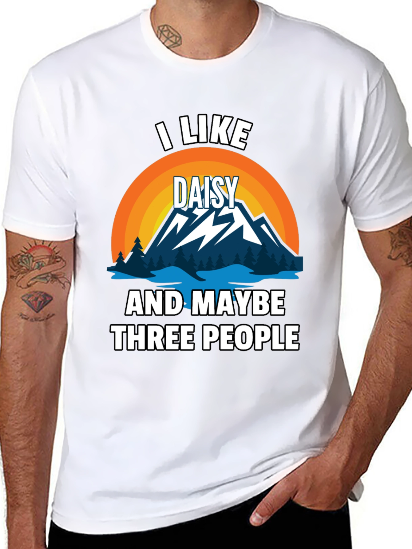 I Like Daisy and Maybe Three People T-Shirt