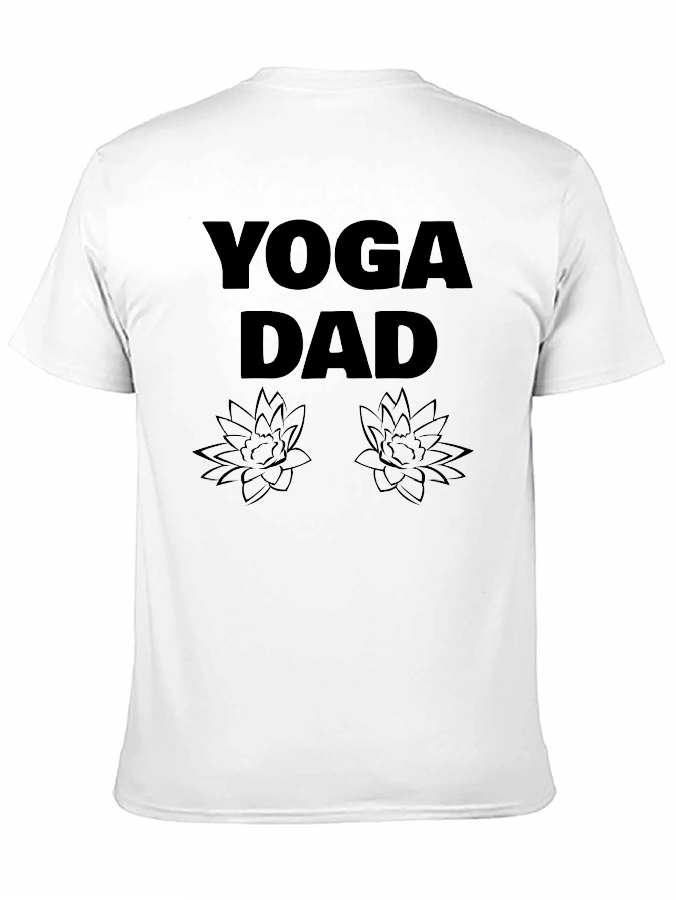 Yoga Dad Graphic T-Shirt - Black
