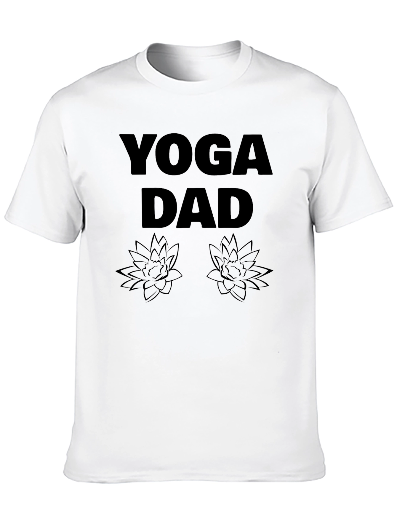 Yoga Dad Graphic T-Shirt - Black