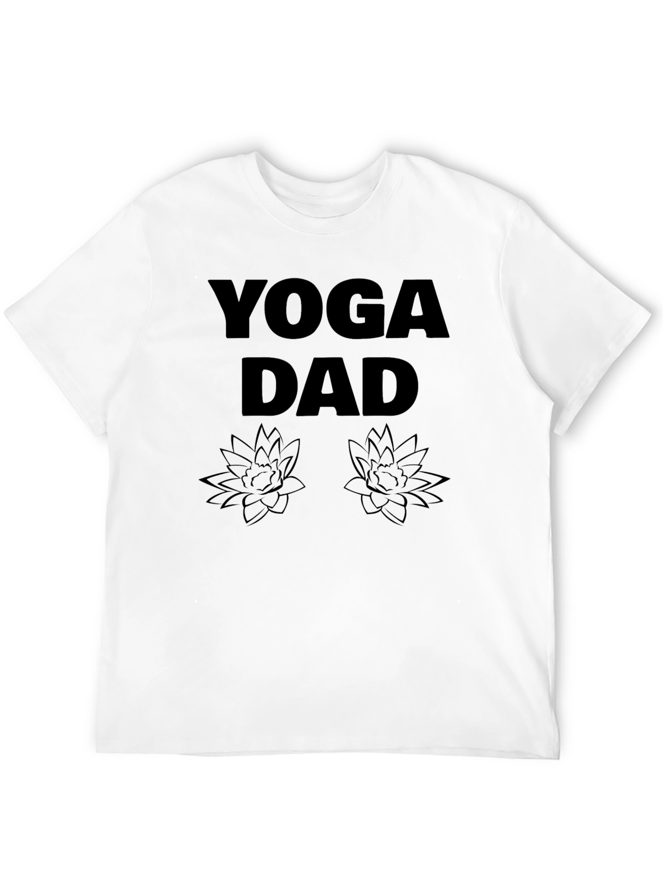 Yoga Dad Graphic T-Shirt - Black