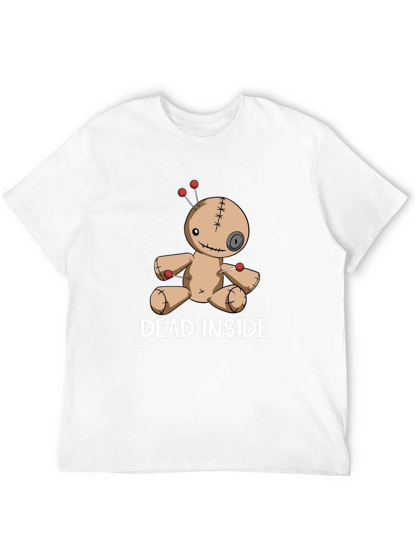 Dead Inside Voodoo Doll T-Shirt - Gothic Graphic Tee