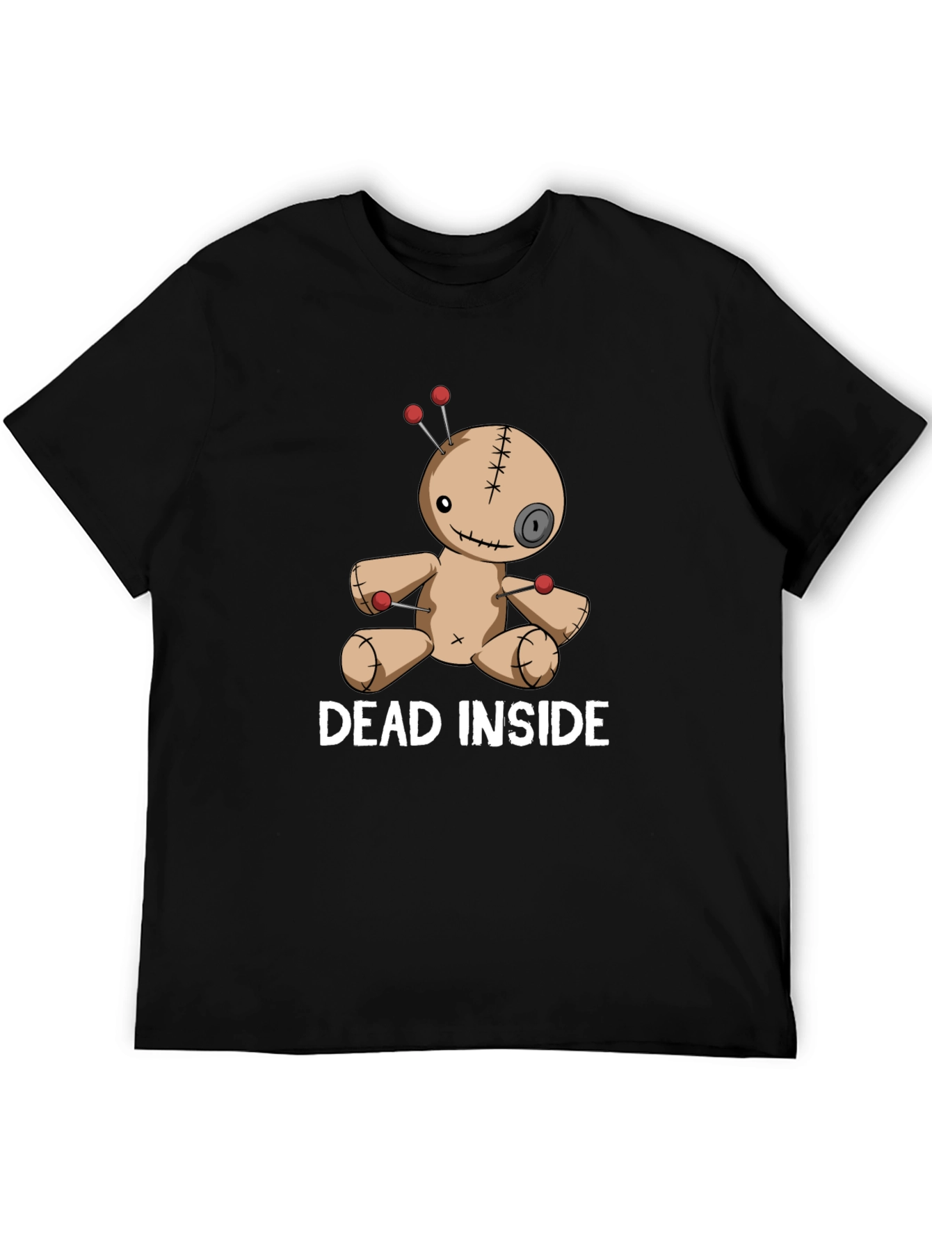 Dead Inside Voodoo Doll T-Shirt - Gothic Graphic Tee