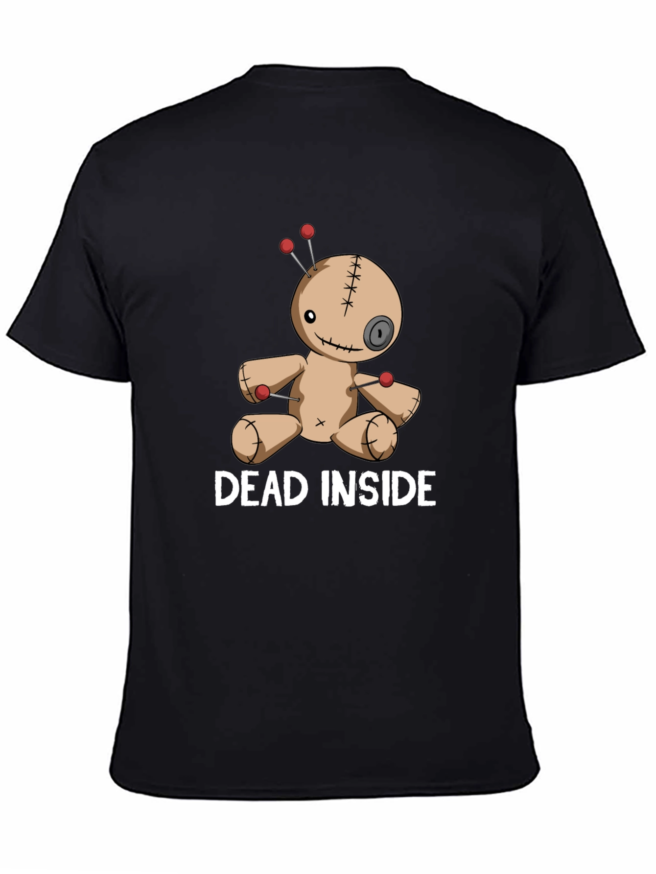 Dead Inside Voodoo Doll T-Shirt - Gothic Graphic Tee