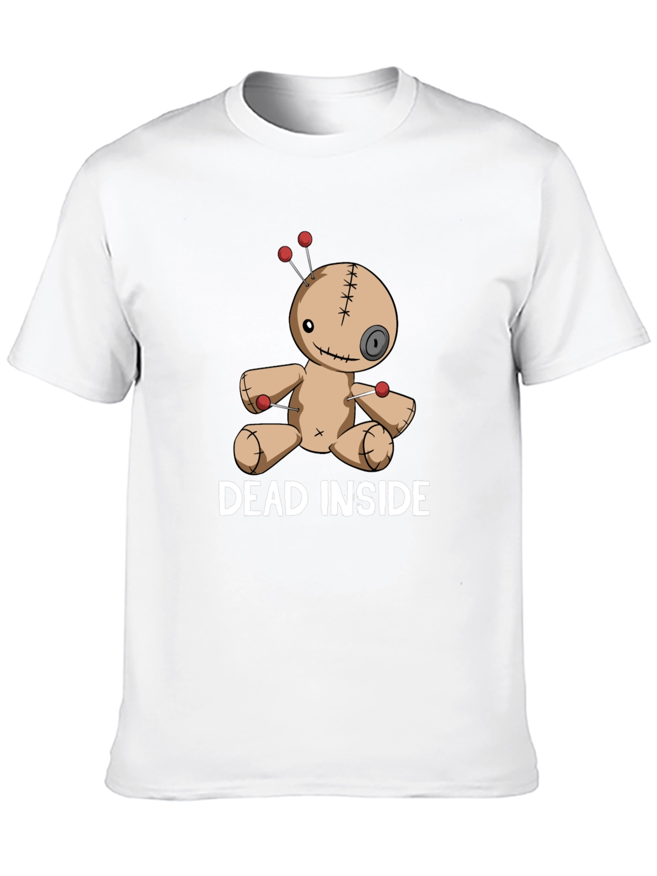 Dead Inside Voodoo Doll T-Shirt - Gothic Graphic Tee