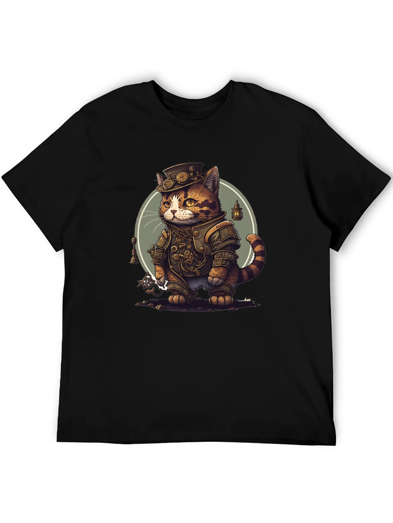 Steampunk Cat Graphic Tee