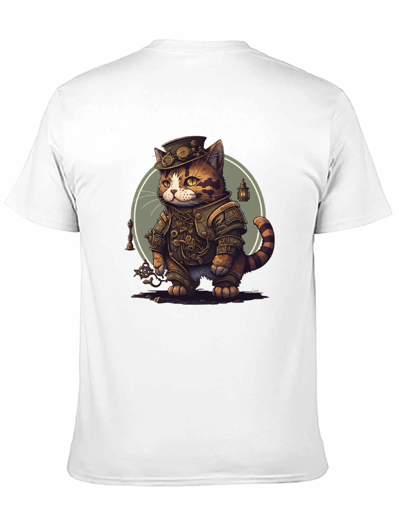 Steampunk Cat Graphic Tee