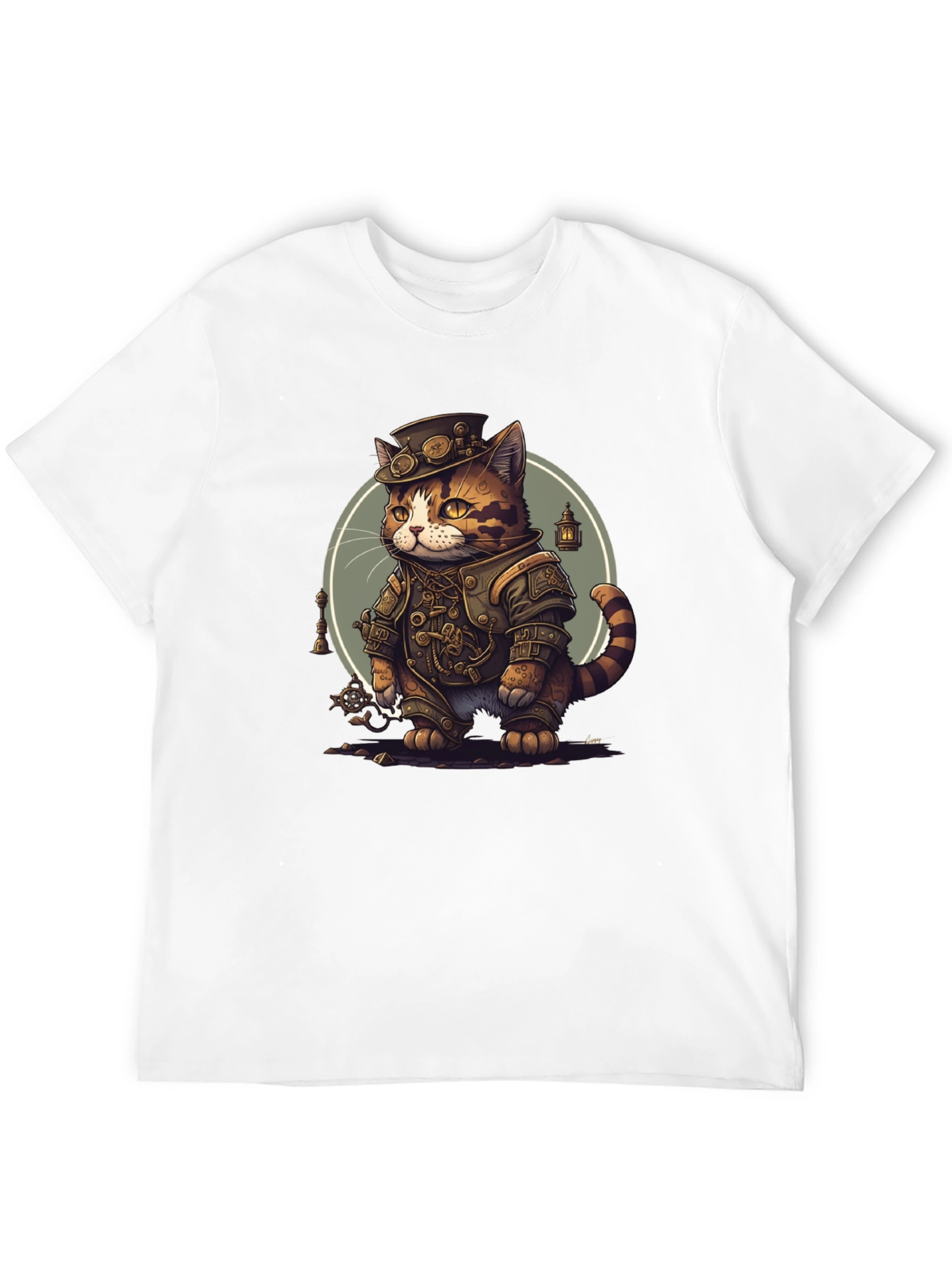 Steampunk Cat Graphic Tee