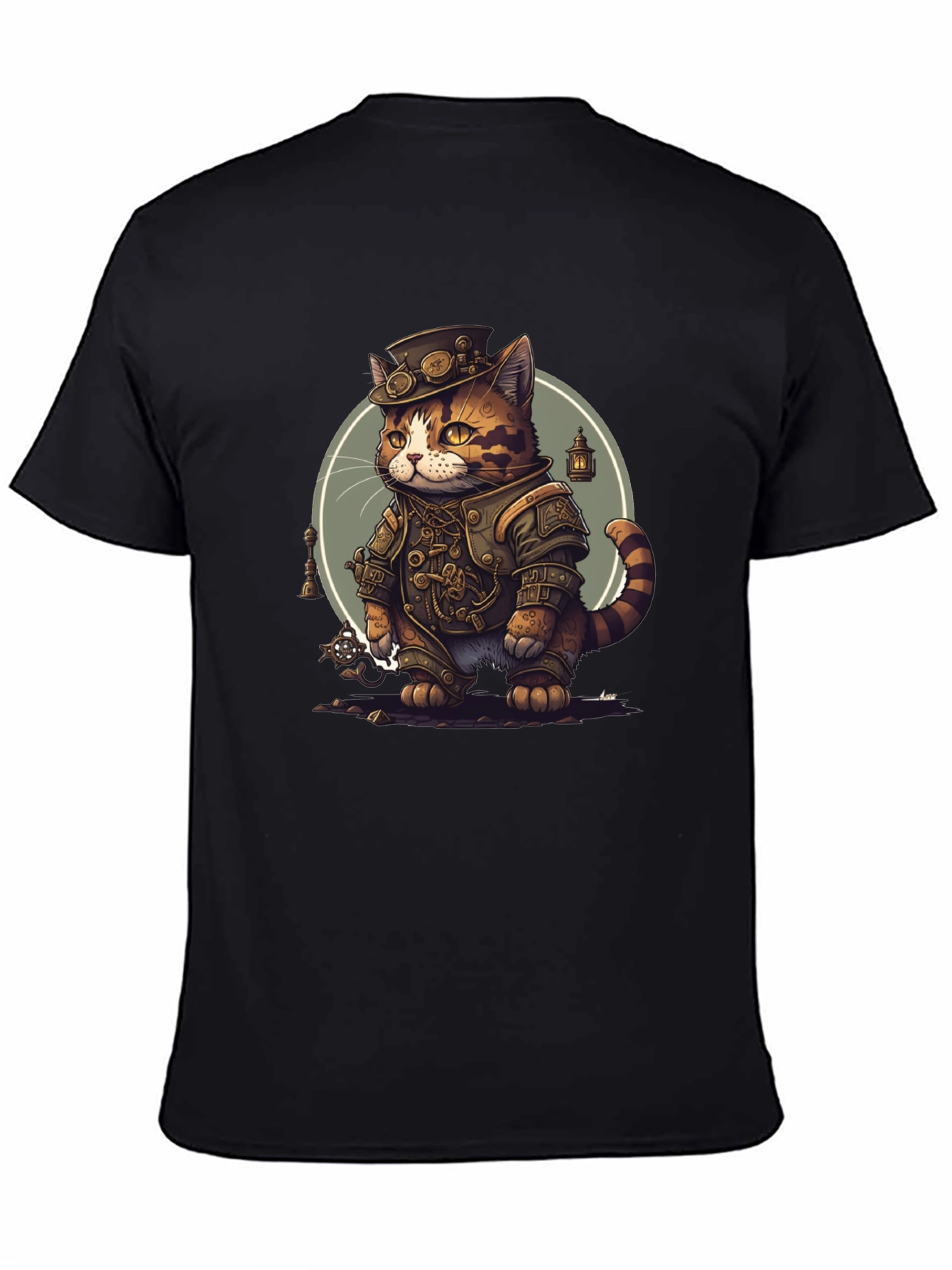 Steampunk Cat Graphic Tee