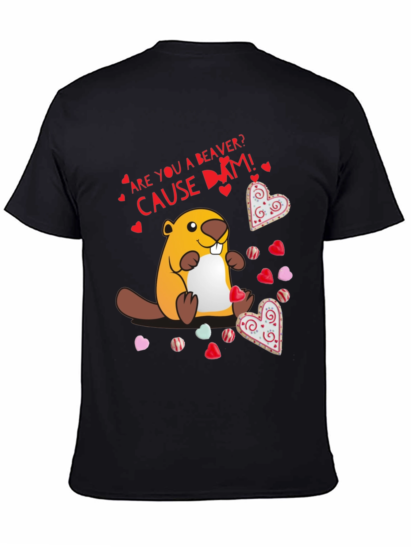 Funny Beaver Valentines Day T-Shirt