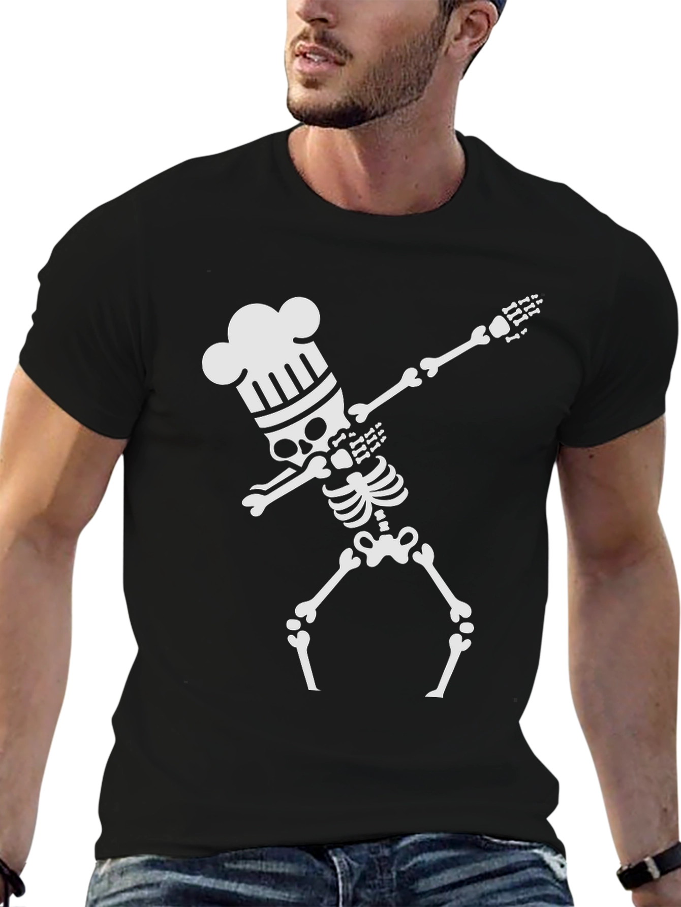 Chef Skeleton Dab T-Shirt