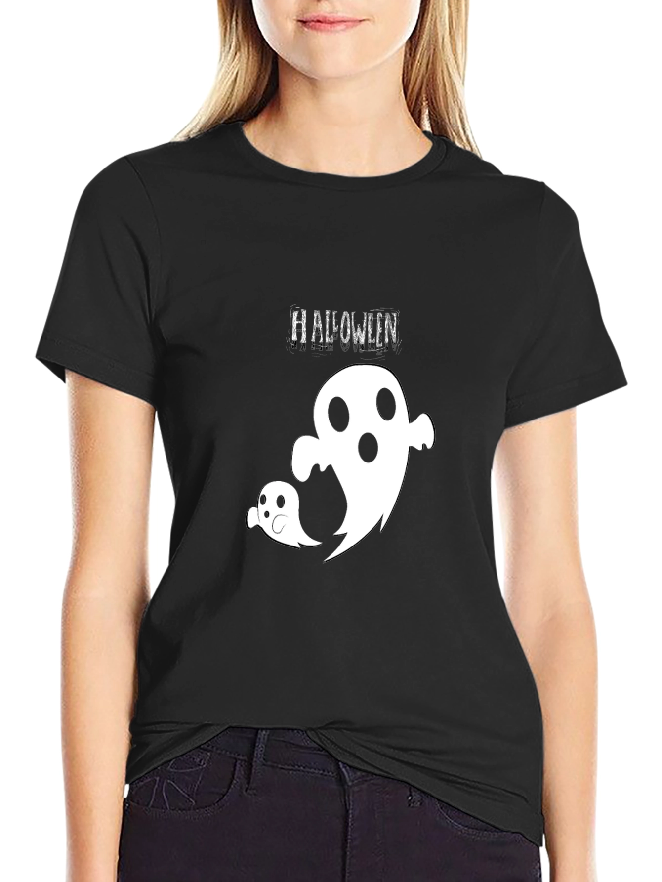 Halloween Ghost T-Shirt - Spooky Season Apparel