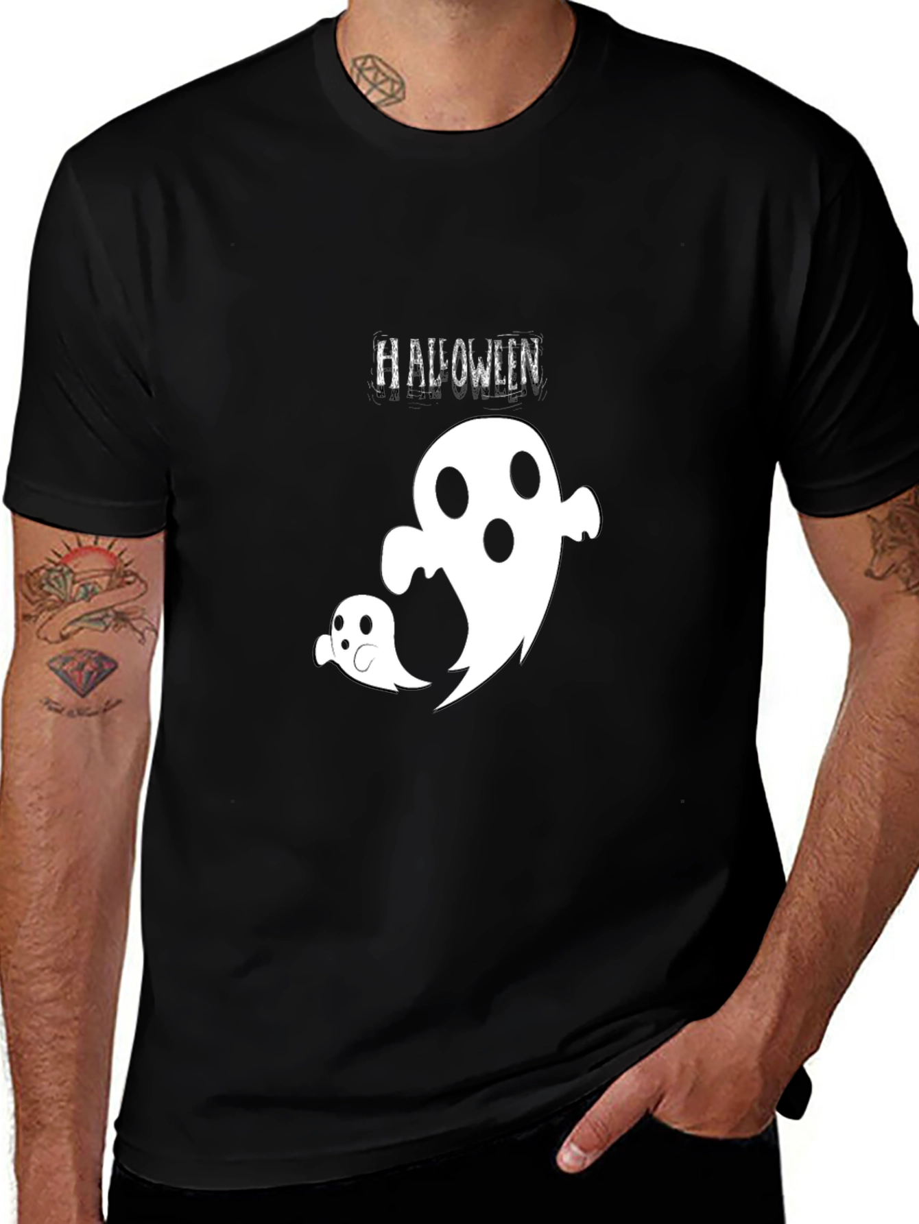 Halloween Ghost T-Shirt - Spooky Season Apparel