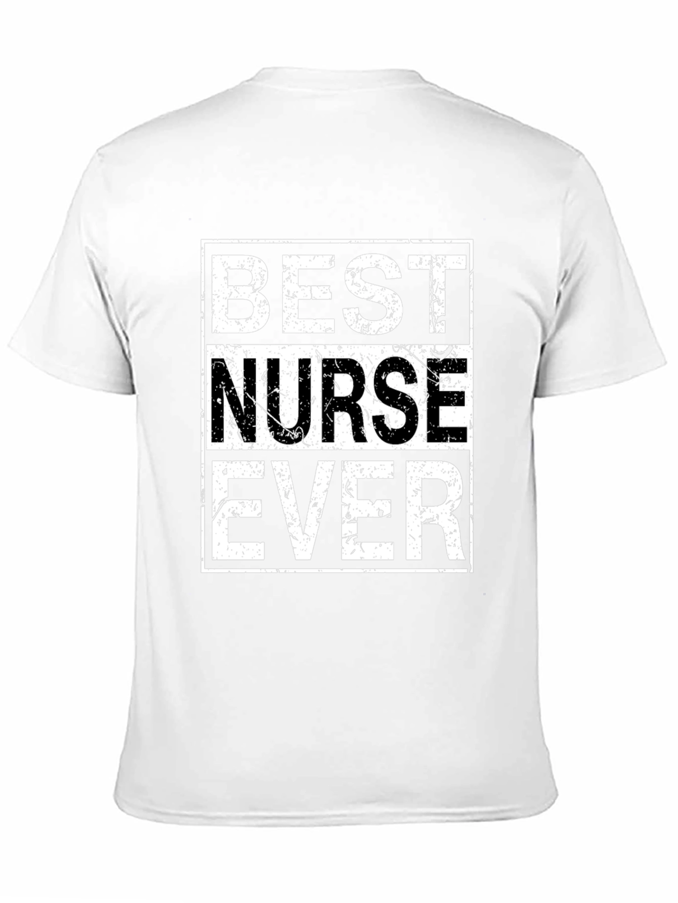 Best Nurse Ever Graphic Tee - Black Cotton T-Shirt