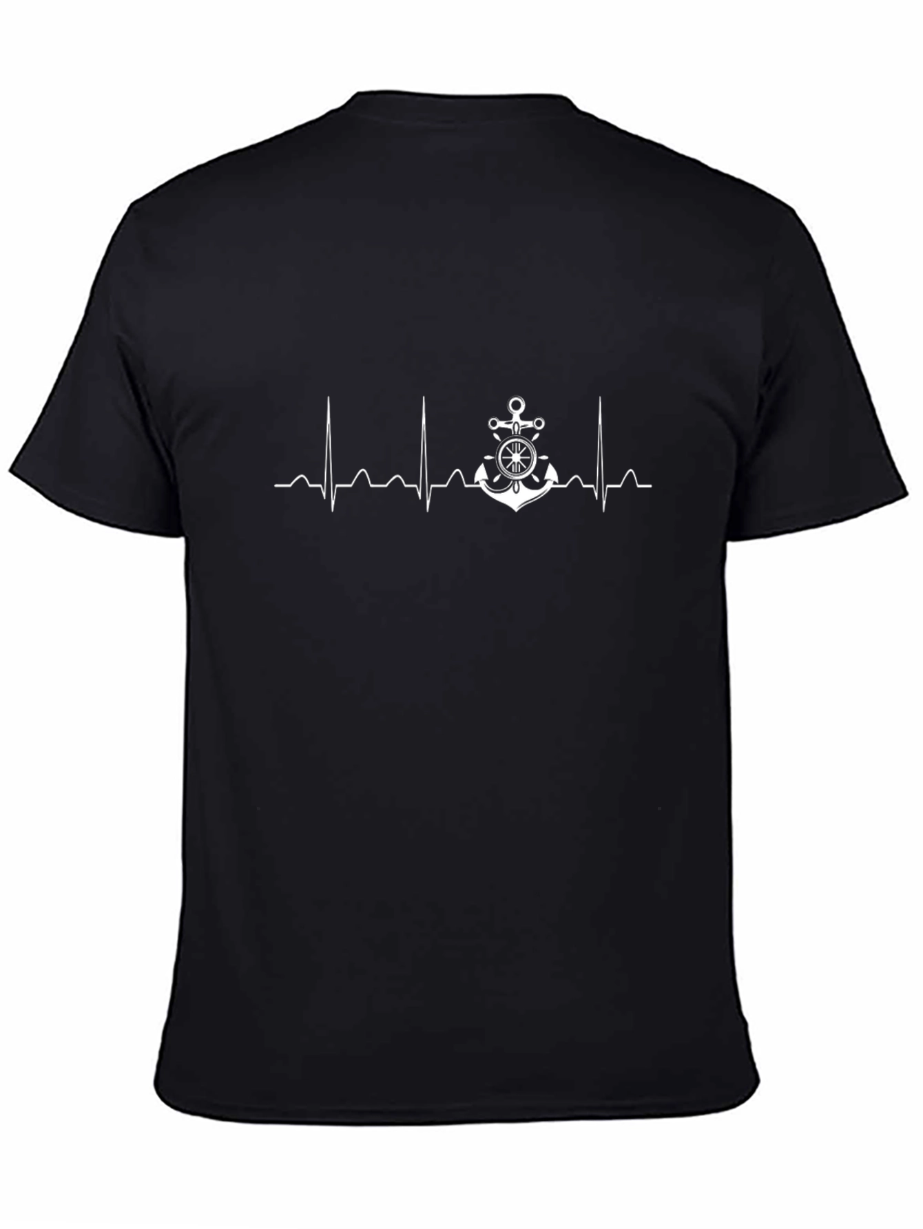 Nautical Heartbeat T-Shirt - Anchor Life
