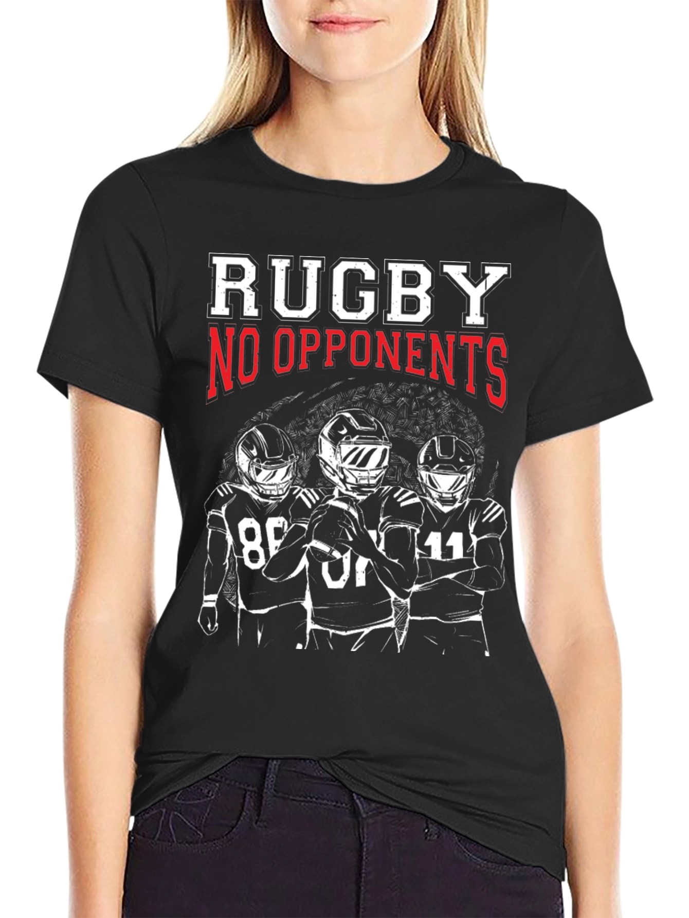 Rugby No Opponents Graphic Tee