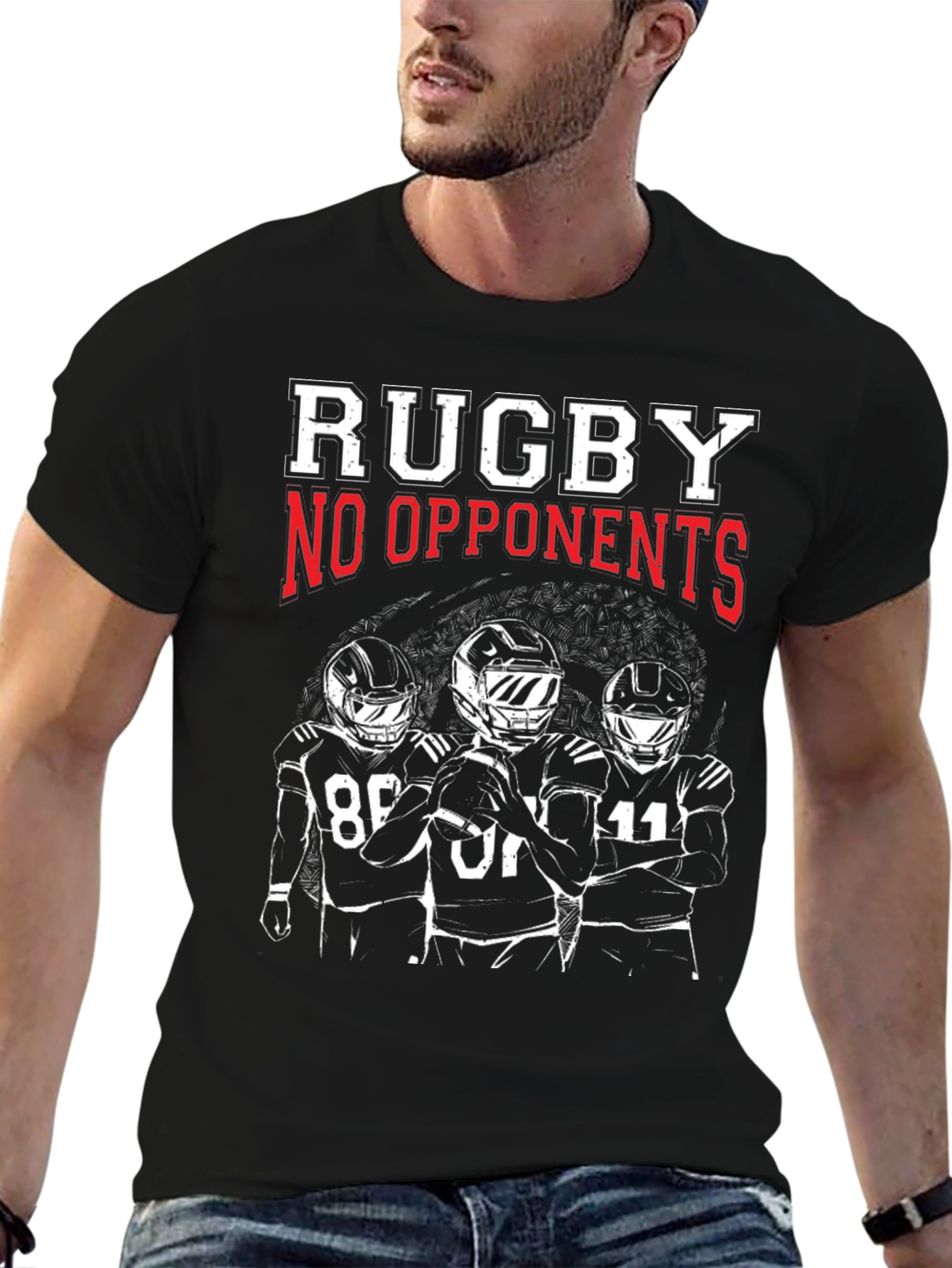 Rugby No Opponents Graphic Tee