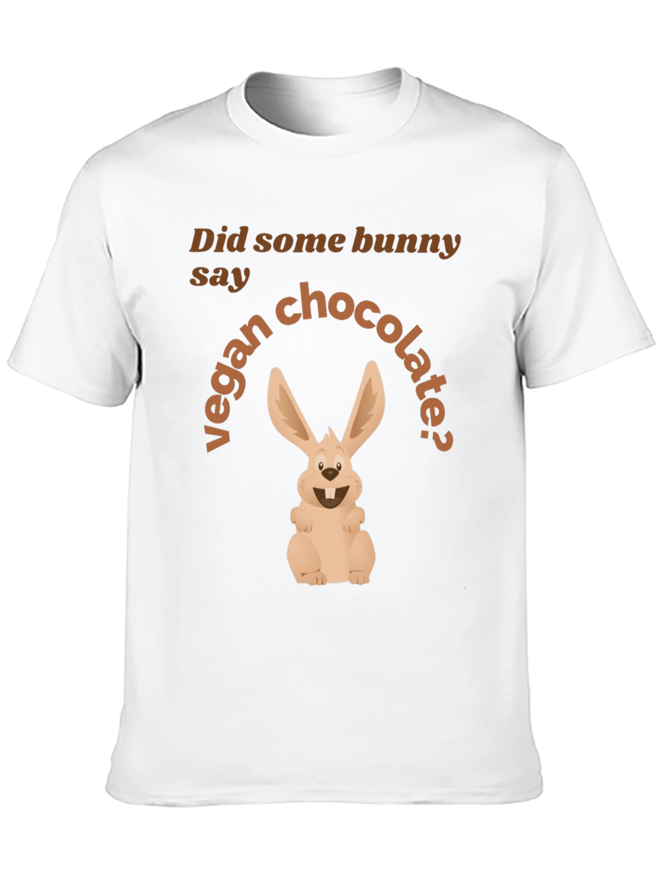 Vegan Chocolate Bunny Graphic Tee