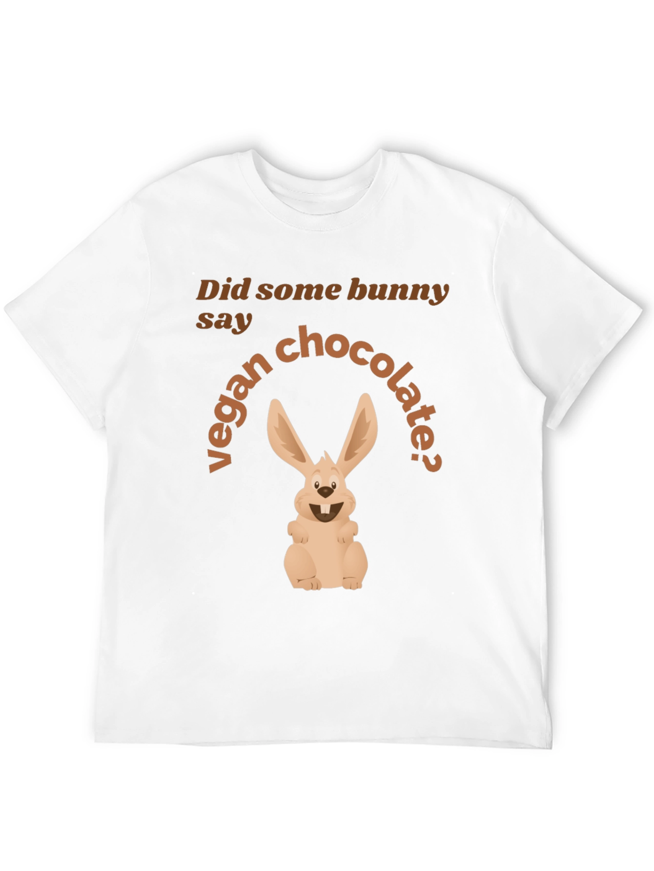 Vegan Chocolate Bunny Graphic Tee