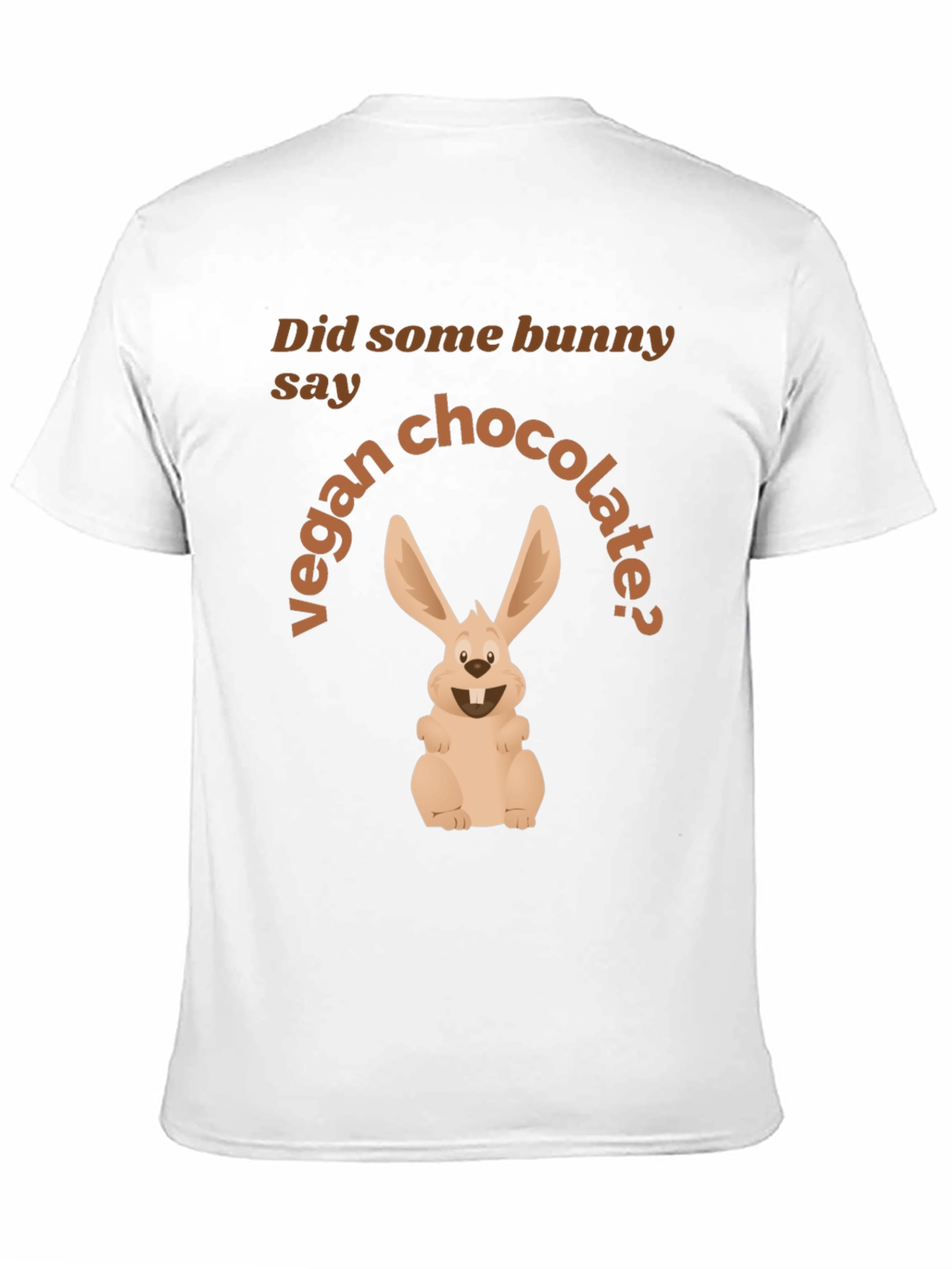 Vegan Chocolate Bunny Graphic Tee