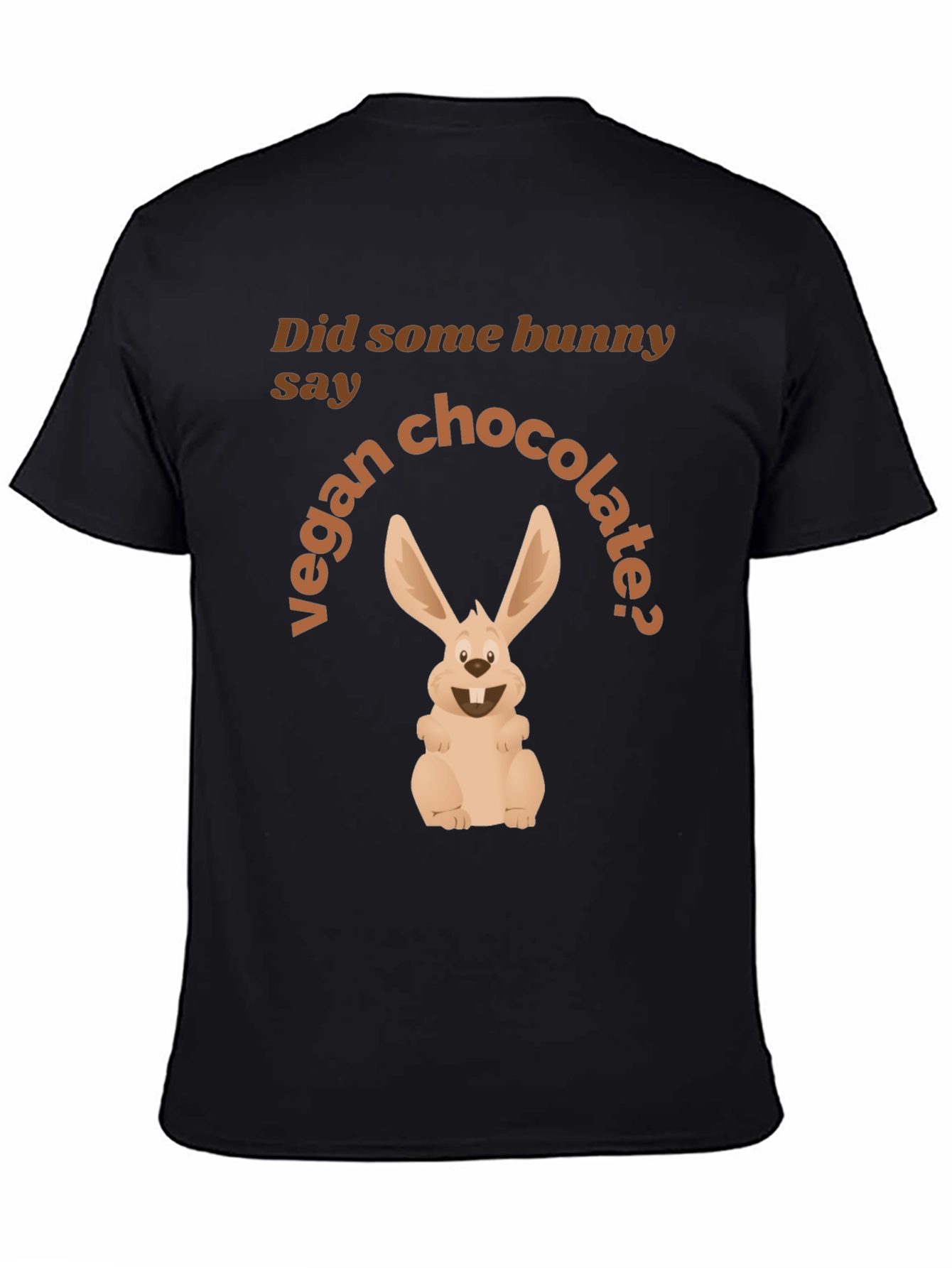 Vegan Chocolate Bunny Graphic Tee