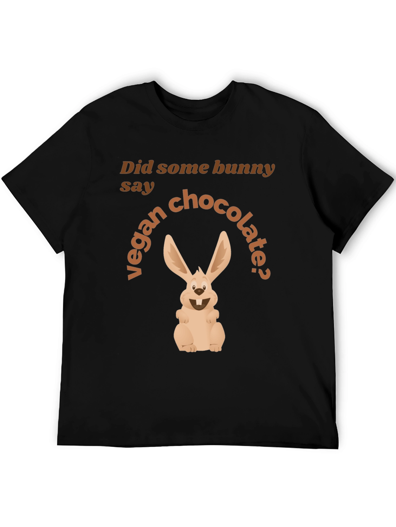 Vegan Chocolate Bunny Graphic Tee