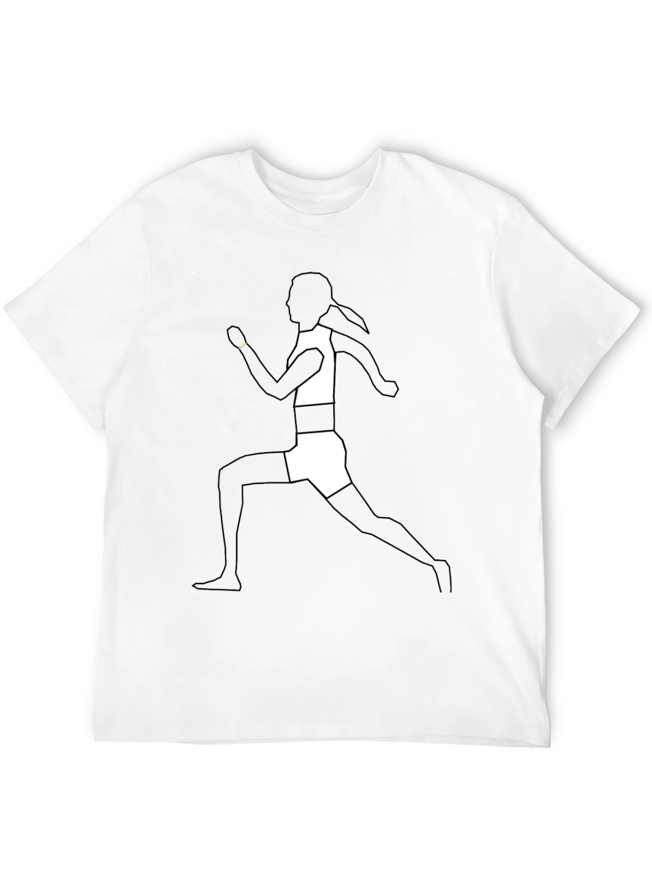 Runner Silhouette Graphic Tee - Black