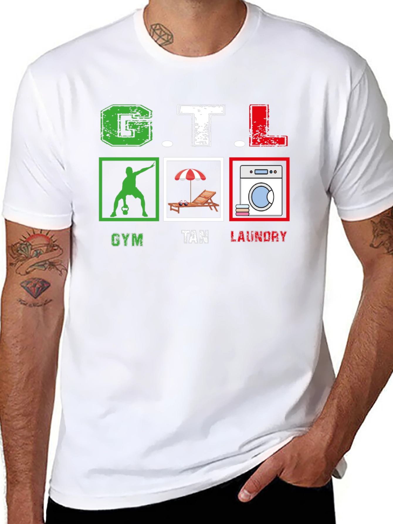 GTL Gym Tan Laundry T-Shirt