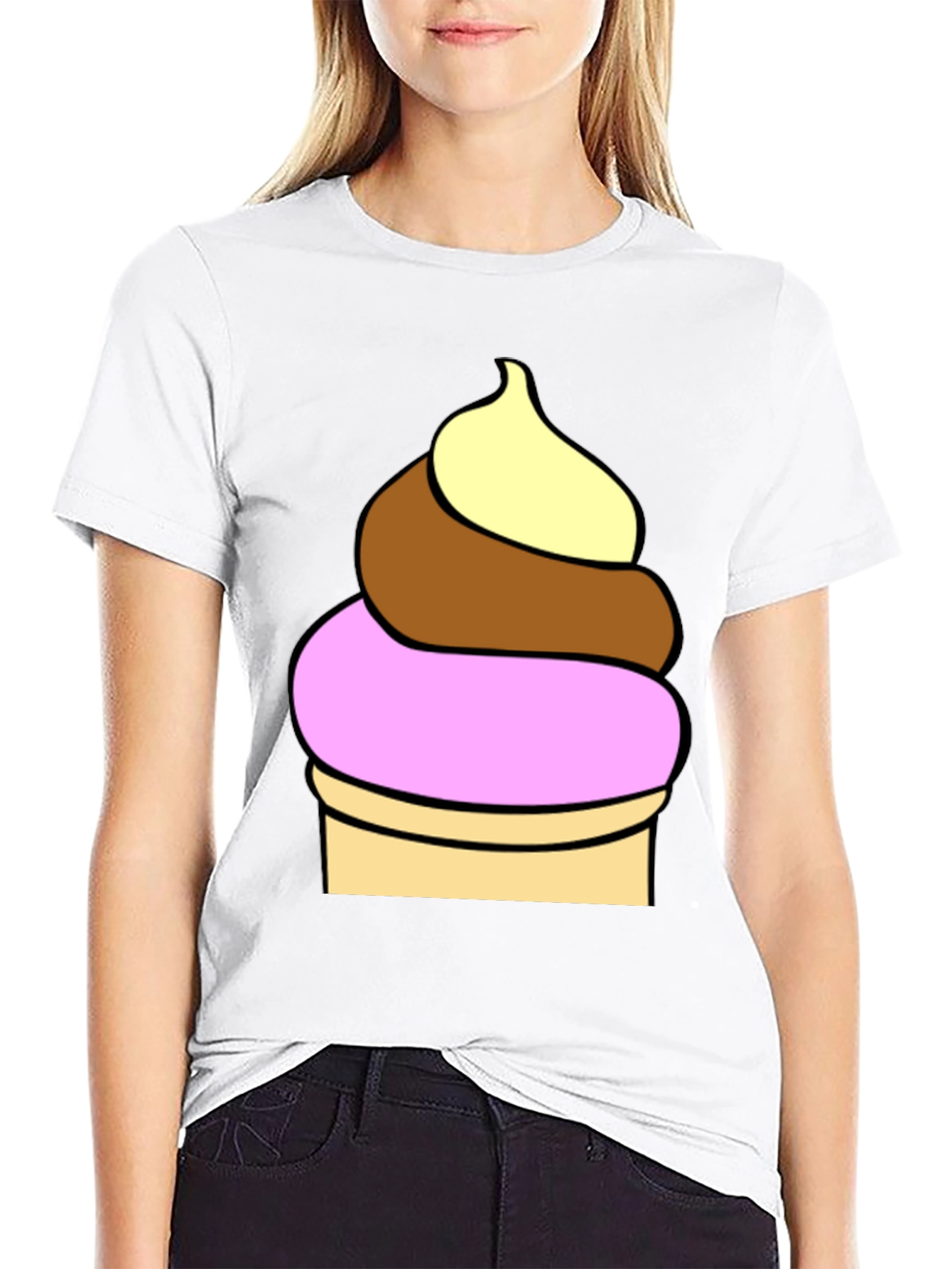Ice Cream Graphic Tee - Fun Summer Style