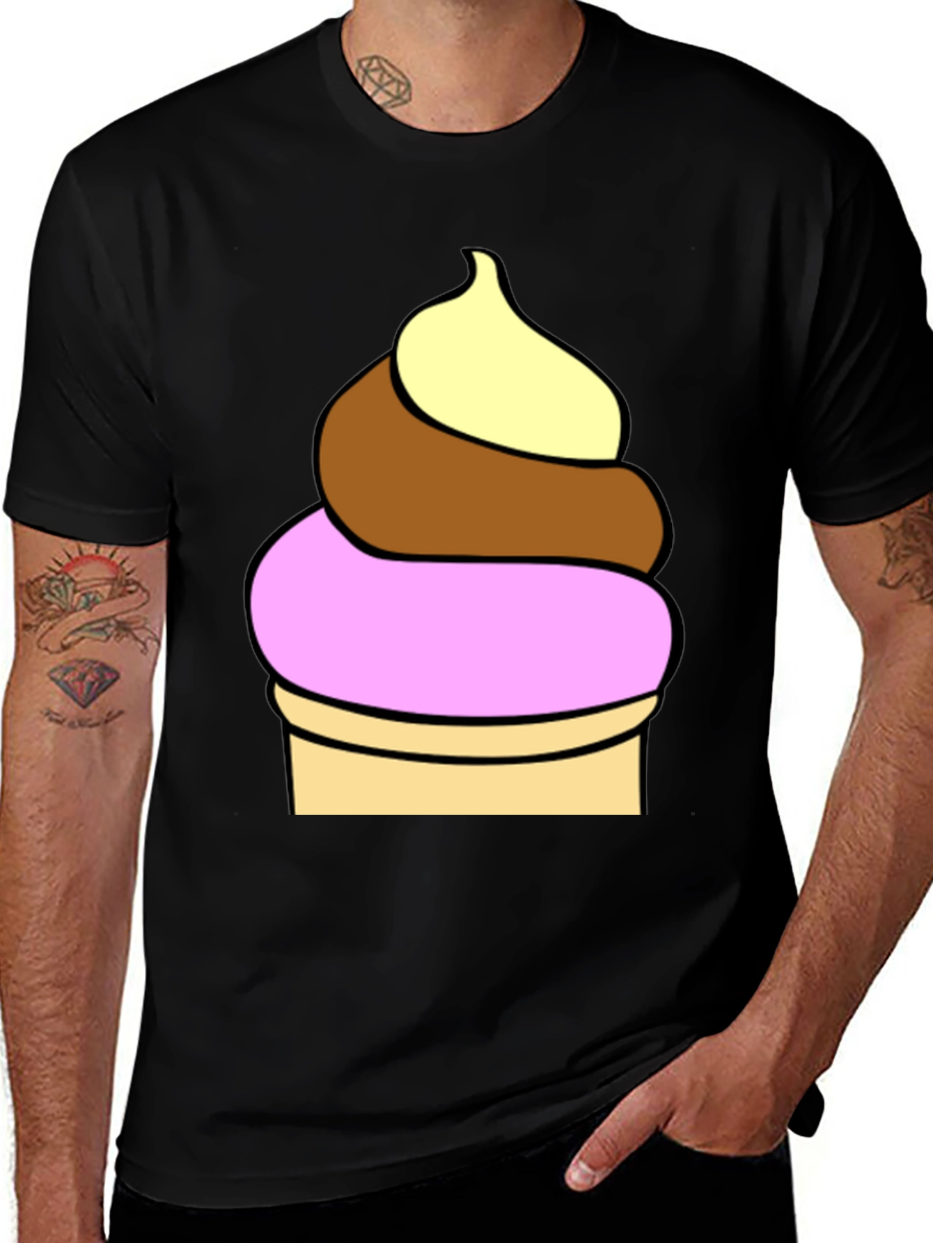 Ice Cream Graphic Tee - Fun Summer Style